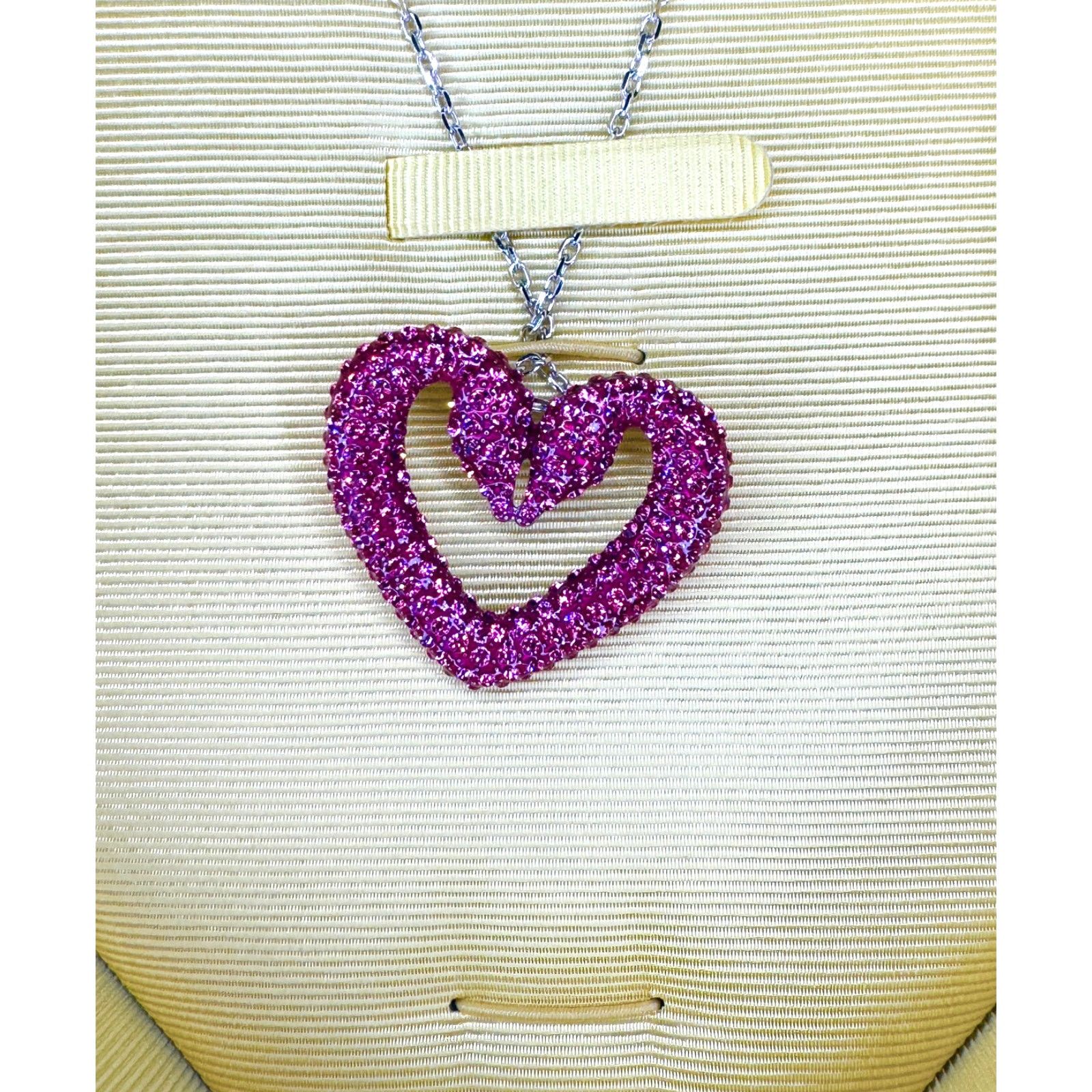 Swarovski Swarovski Sublima Pendant Purple Swan Heart, Large, Necklace Size ONE SIZE - 4 Thumbnail