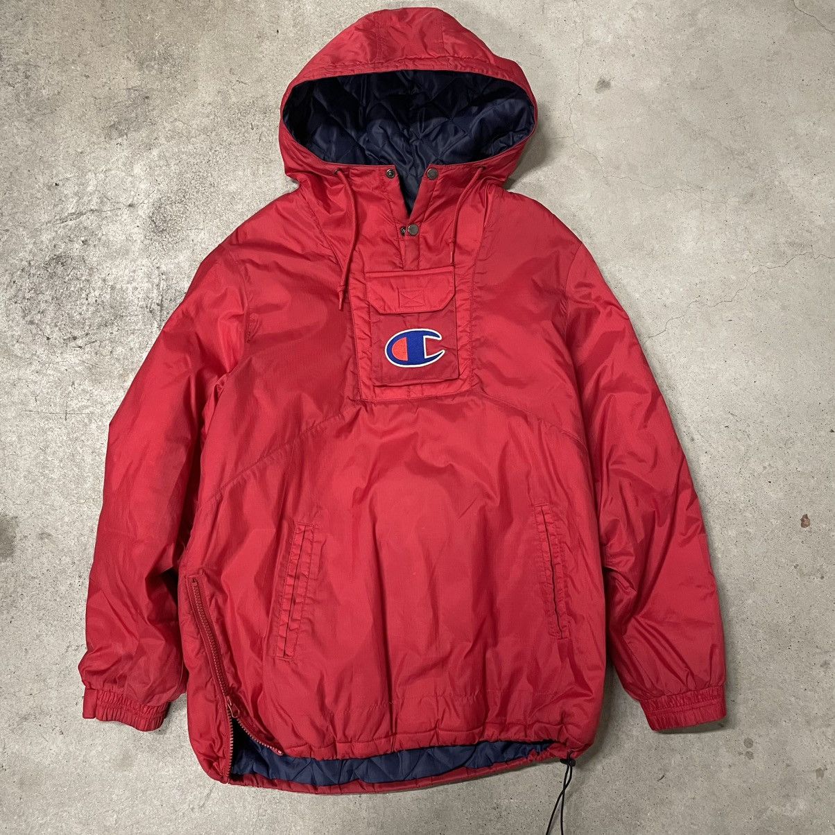 Supreme Champion Jacket Red | Grailed