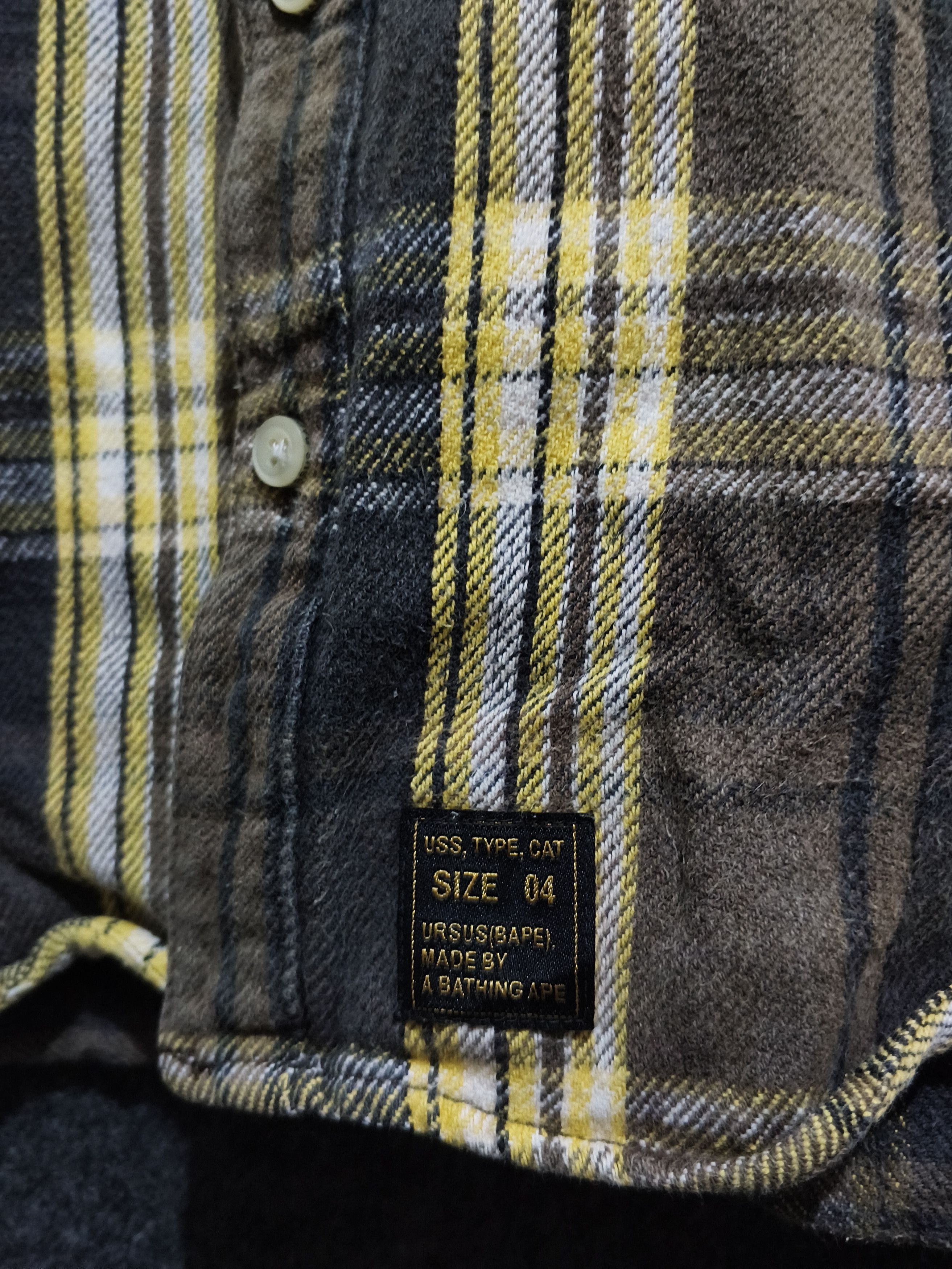 Bape URSUS BAPE Plaid Flannel Shirt Size US XL / EU 56 / 4 - 5 Thumbnail