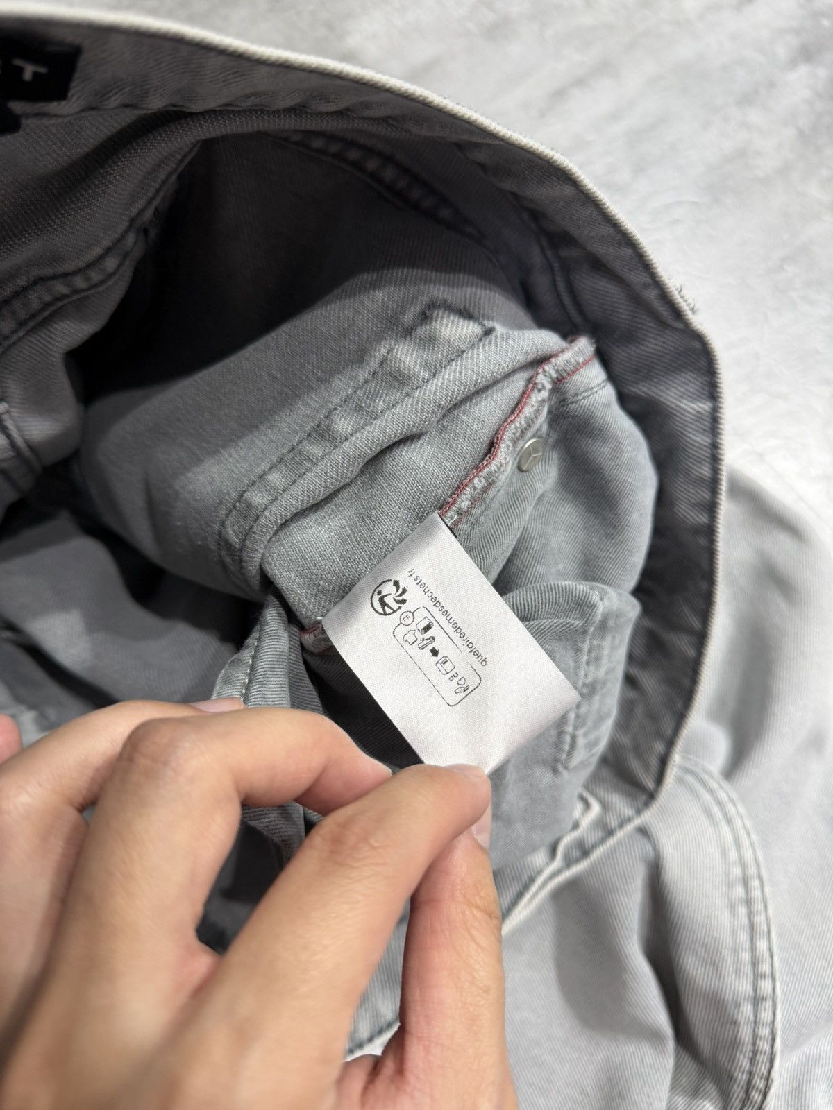 Y/Project Y/Project Banana Jeans - Grey Size US 31 - 9 Thumbnail
