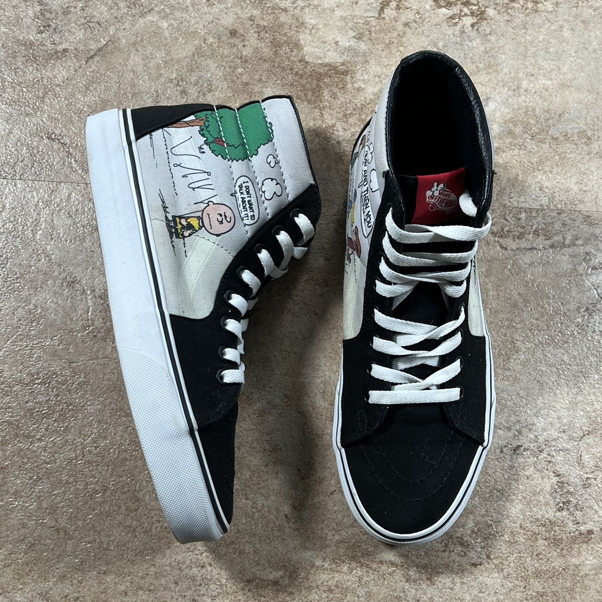 Peanuts Streetwear Vans Peanuts Charlie Brown Snoopy Vans Sneakers Grailed