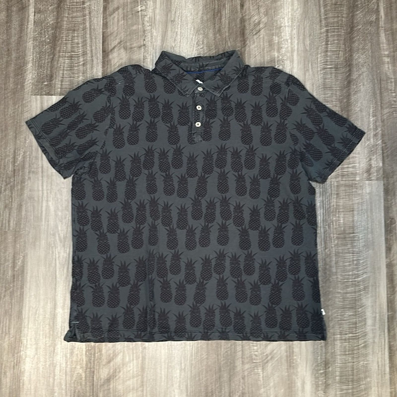 Tommy Bahama Tommy Bahama Pineapple Polo - 2XL Size US XXL / EU 58 / 5 - 2 Thumbnail