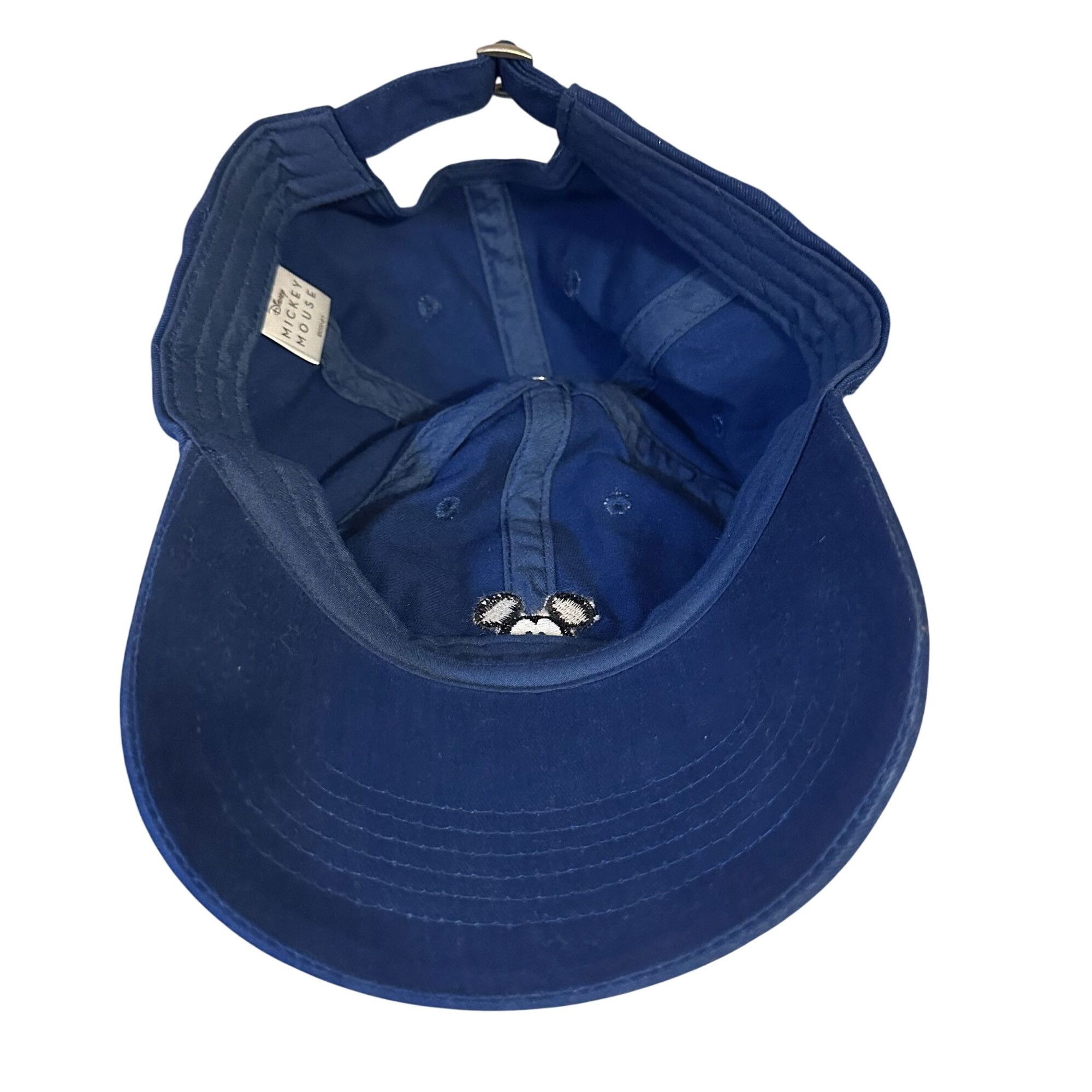 Disney Disney Mickey Mouse Logo Ball Cap Adjustable Buckle Hat Embr Size ONE SIZE - 5 Thumbnail