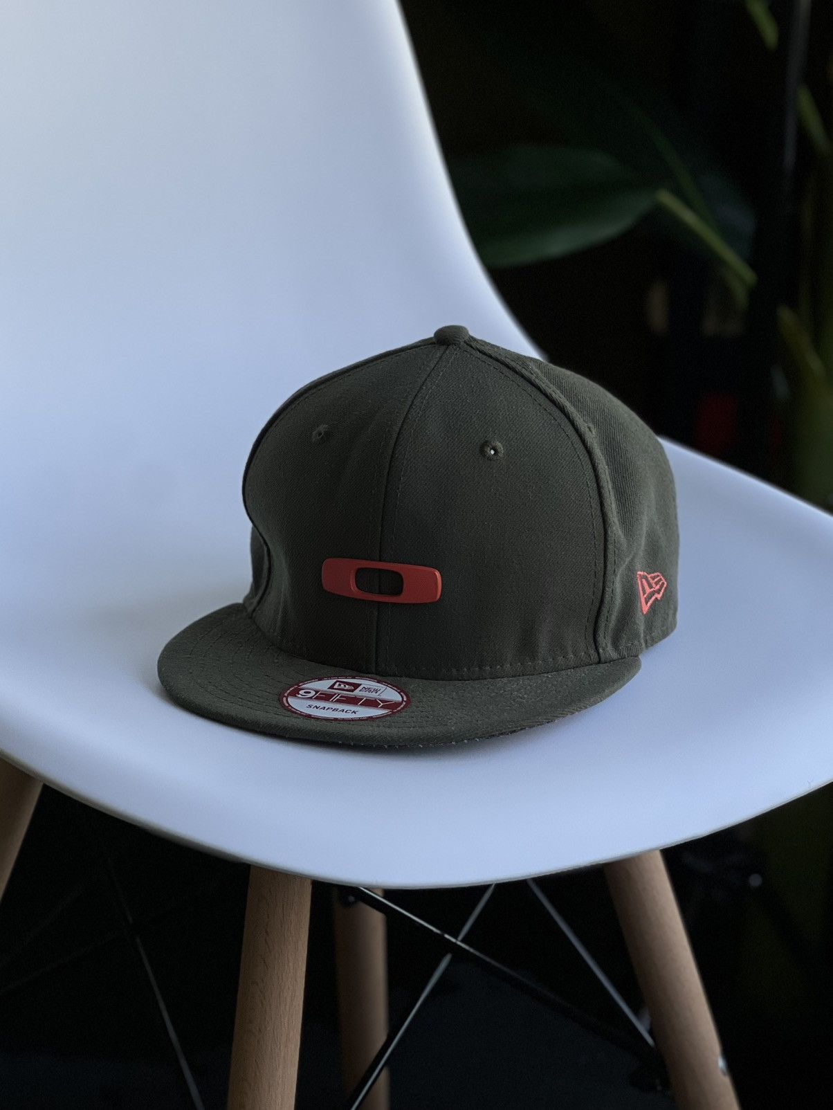 New Era × Oakley Oakley x New Era 9Fifty Snapback Hat Khaki Red 3D Logo Size ONE SIZE - 5 Thumbnail