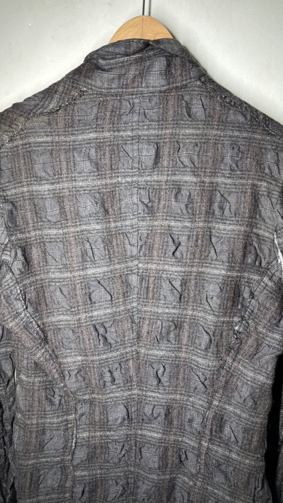 Marc Le Bihan Marc le Bihan vintage archive couture blazer checked wool s Size 46S - 10 Thumbnail