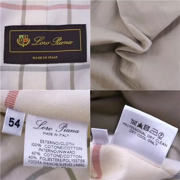 Loro Piana LORO PIANA A trench coat with double rows of buttons Size US L / EU 52-54 / 3 - 5 Thumbnail