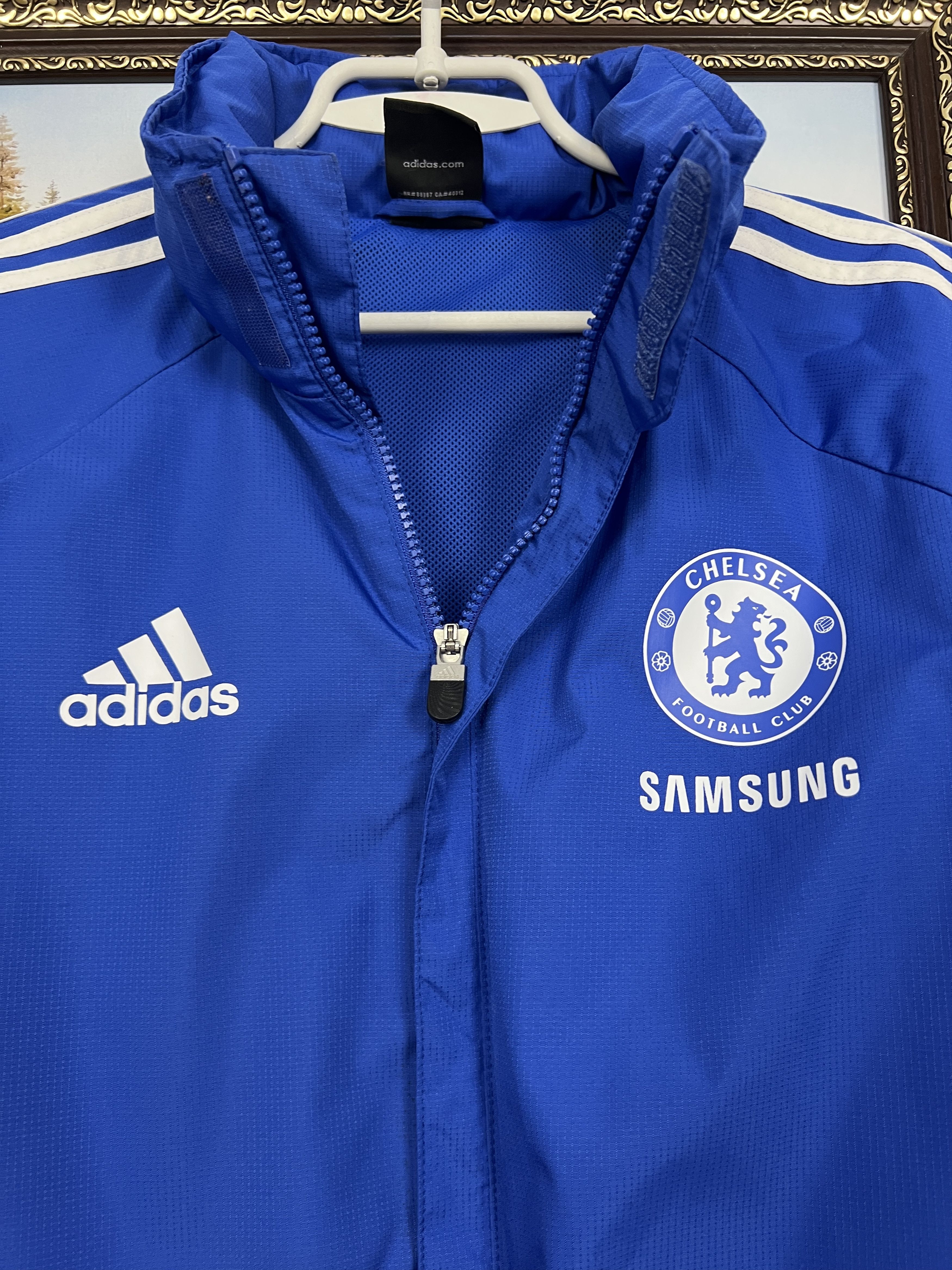 Adidas Vintage Adidas Chelsea Football Jacket Soccer Track Top Size US M / EU 48-50 / 2 - 3 Thumbnail