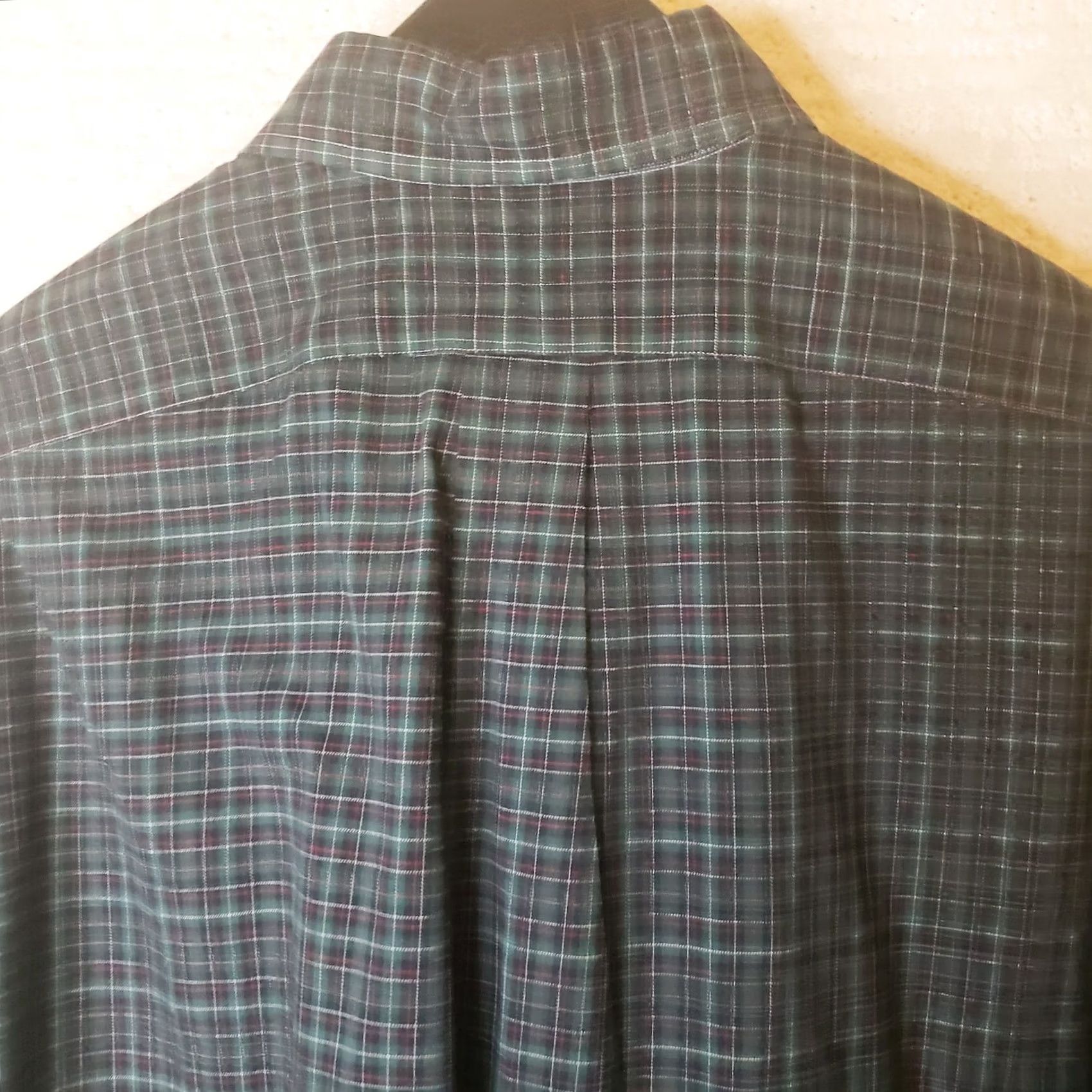 Ralph Lauren Ralph Lauren Mens M Green Plaid Button-Down Cotton Long Sleeve Shirt Classic Fit Size US M / EU 48-50 / 2 - 7 Thumbnail