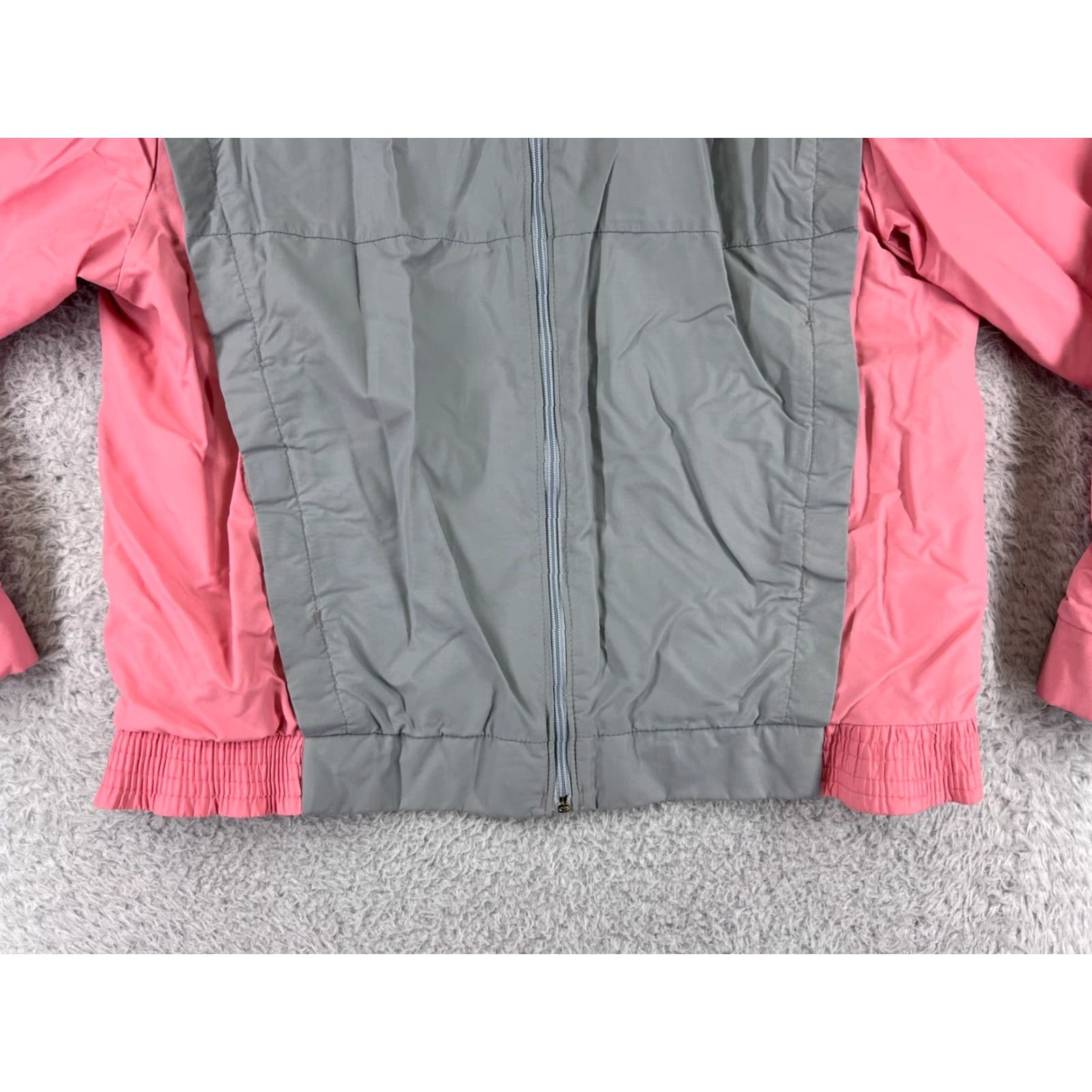 Pinko VINTAGE Forrester's Jacket Womens M Gray Full Zip Mock Knit GoreTex Winter USA Size M / US 6-8 / IT 42-44 - 6 Thumbnail