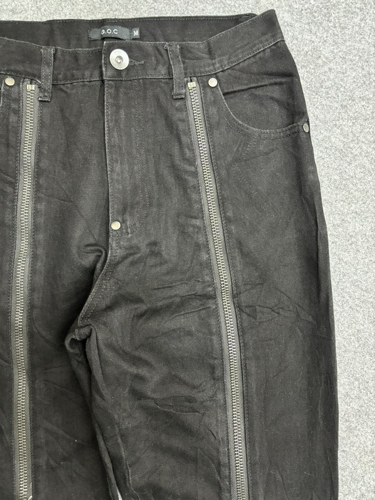 Seditionaries 💥Avant Garde💥Very Rare GOC Full Zipper Denim F536 Size US 28 / EU 44 - 4 Thumbnail