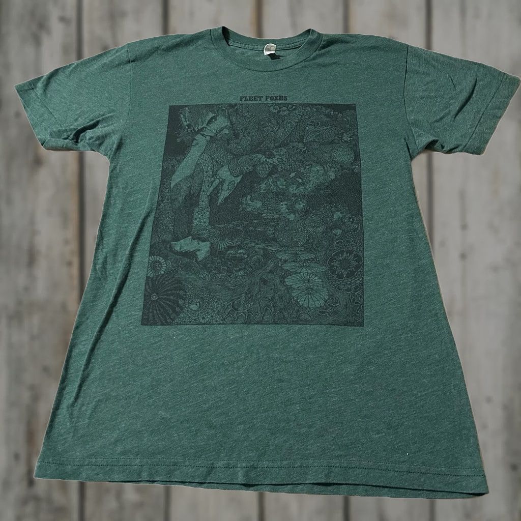 Vintage Fleet Foxes Shirt Green Size S Indie Alternative Hipster Band Mens T-Shirt Size US S / EU 44-46 / 1 - 1 Thumbnail