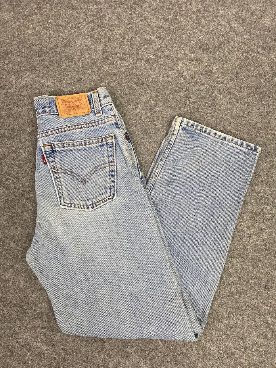 Levi's vintage levis 550 relaxed fit lightwash denim Size US 27 - 2 Thumbnail