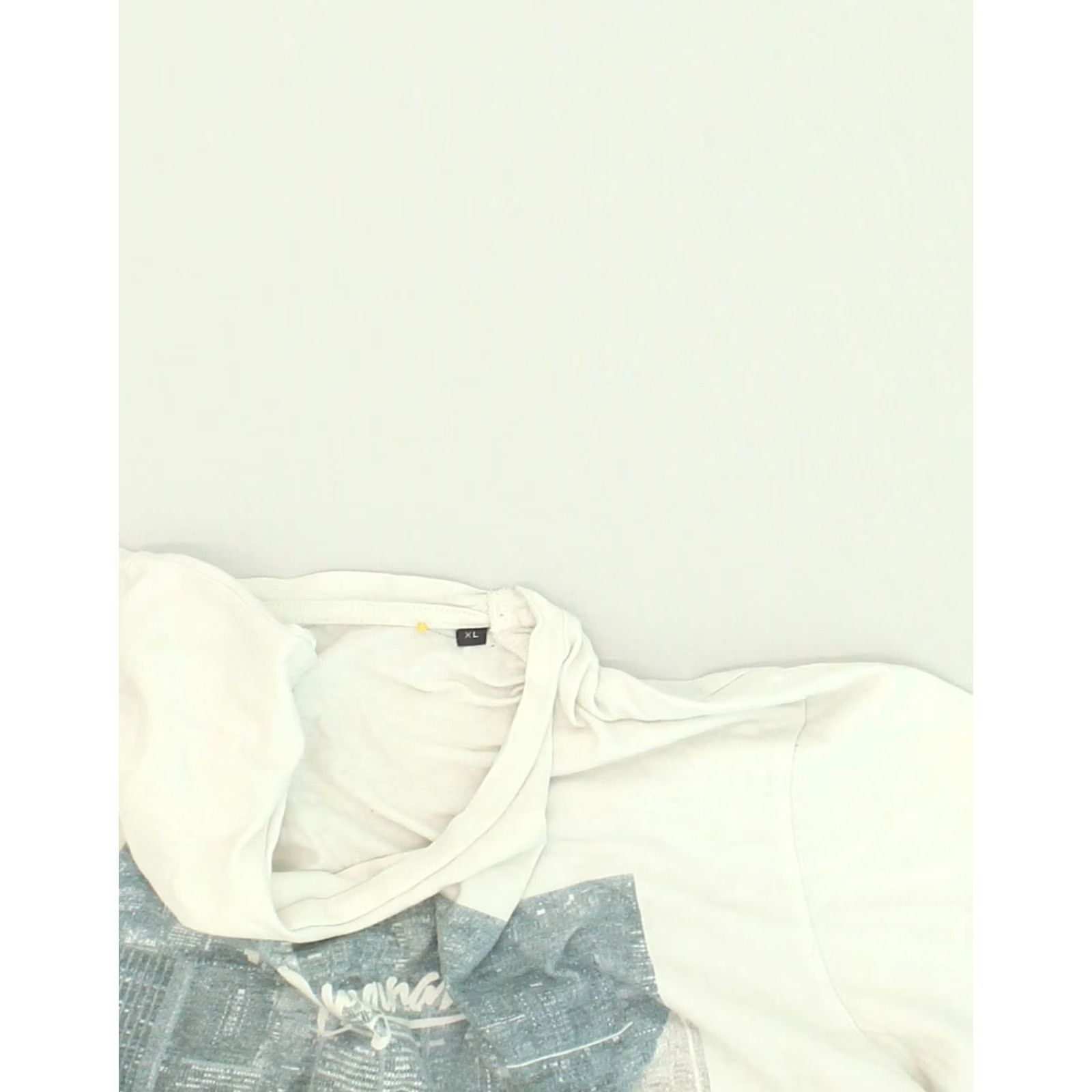 Jack & Jones JACK & JONES Womens T-Shirt Top XL White Cotton Graphic Size XL / US 12-14 / IT 48-50 - 4 Thumbnail
