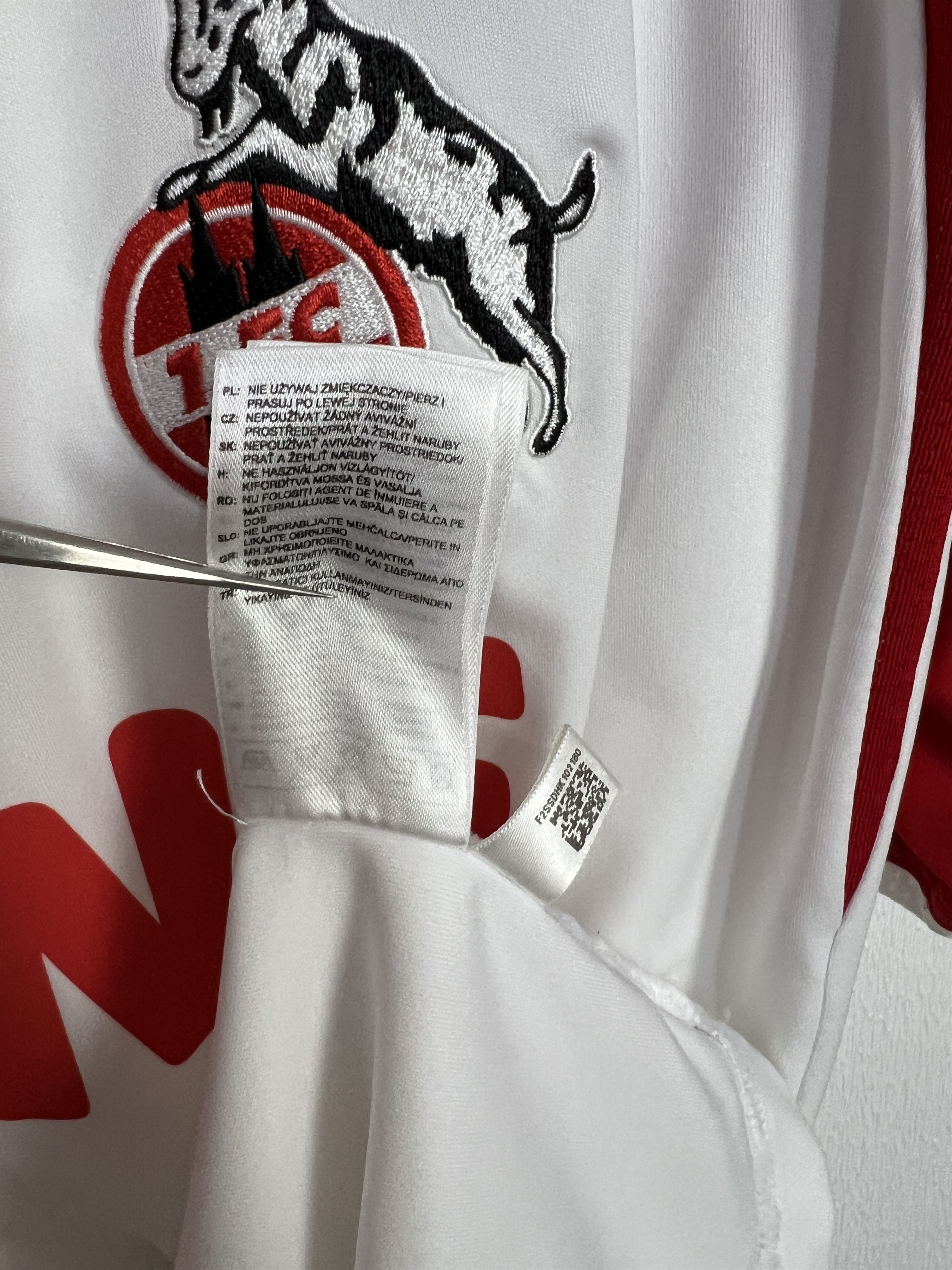 Adidas 1. FC Koln Away football shirt 2007 Soccer Adidas Jersey Size US XL / EU 56 / 4 - 10 Thumbnail