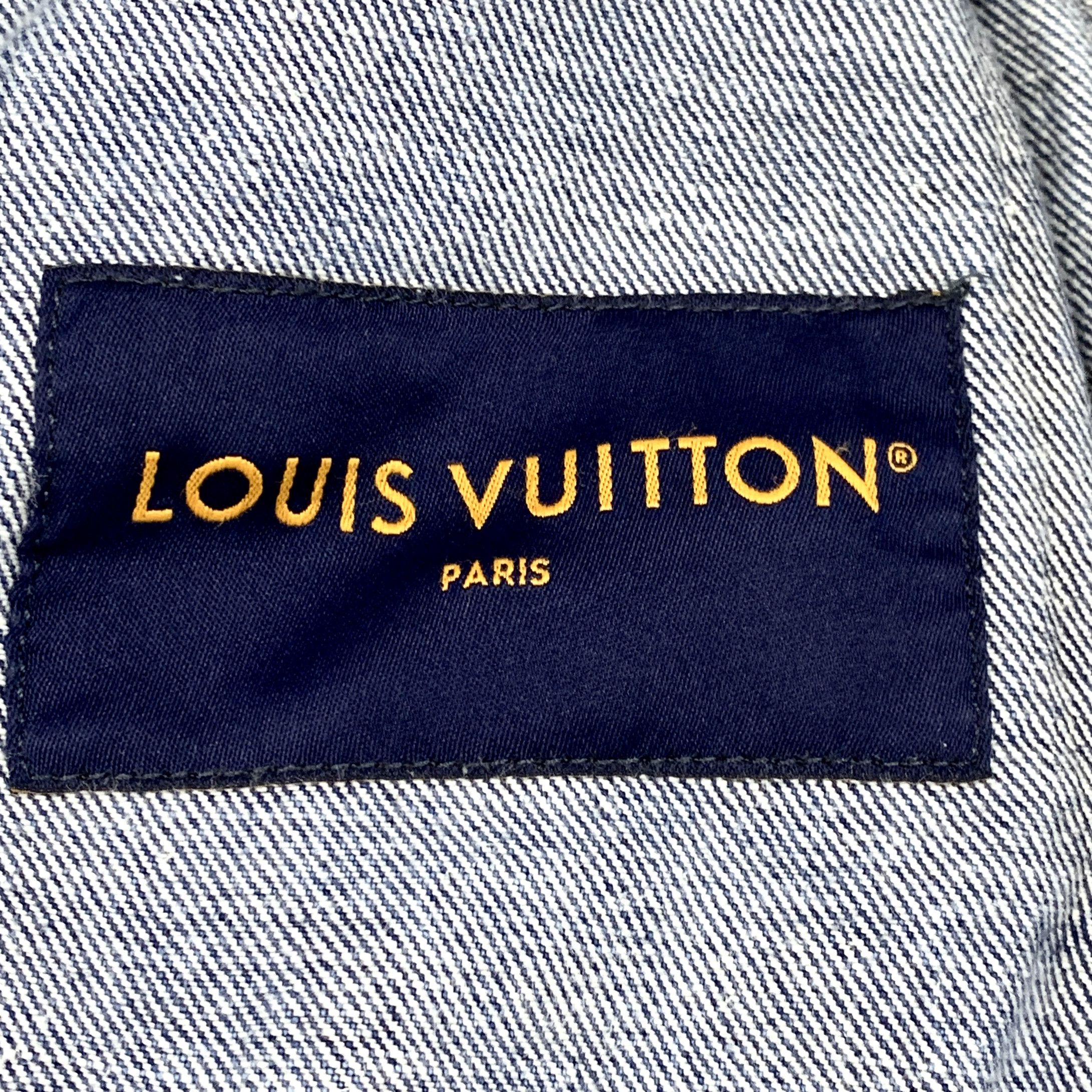 Louis Vuitton Louis Vuitton Washed Denim Jacket Blue 2024 (Size L) Size L / US 10 / IT 46 - 2 Thumbnail