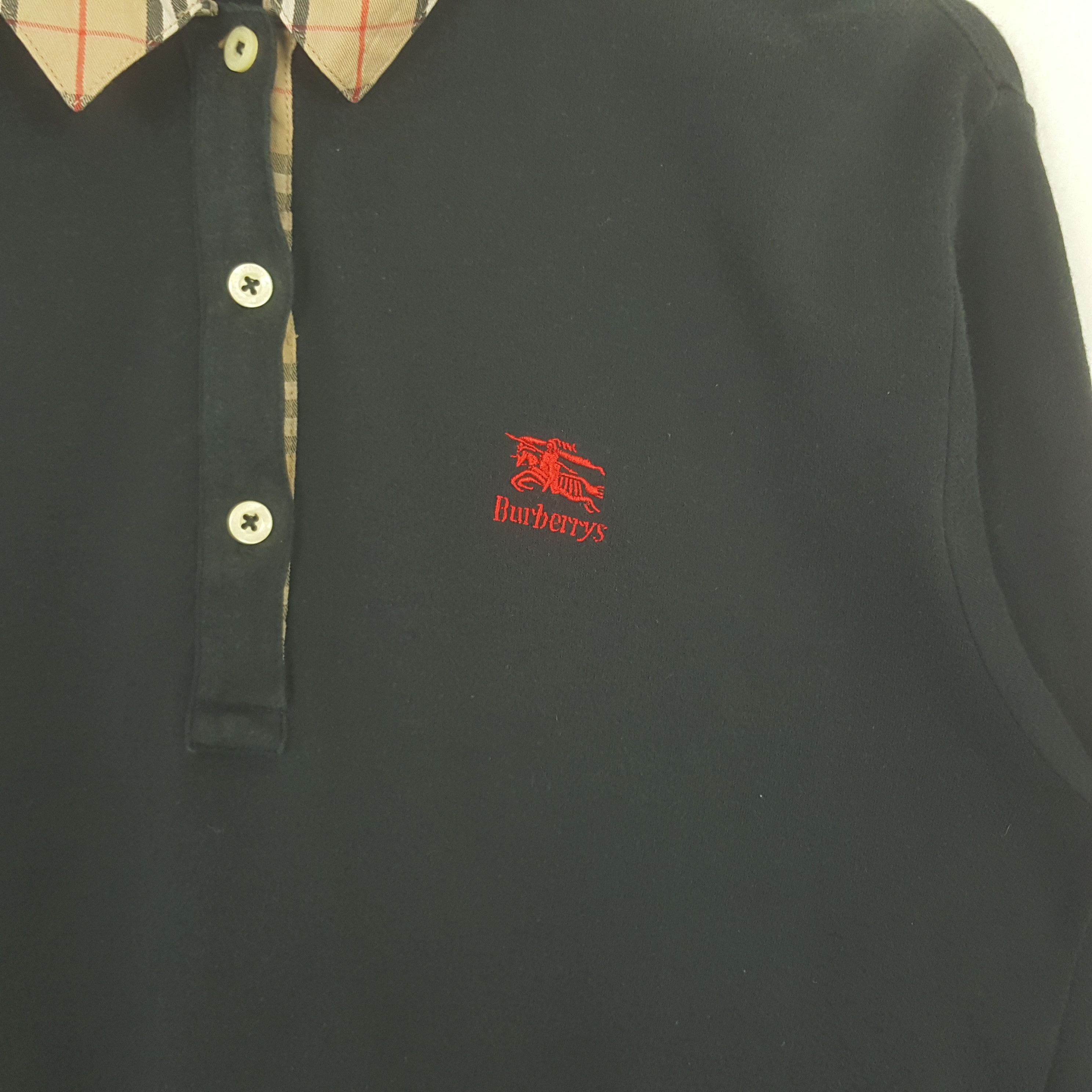 Burberry Vintage Burberry Nova Check Designer Polos C299N41 Size US M / EU 48-50 / 2 - 2 Thumbnail