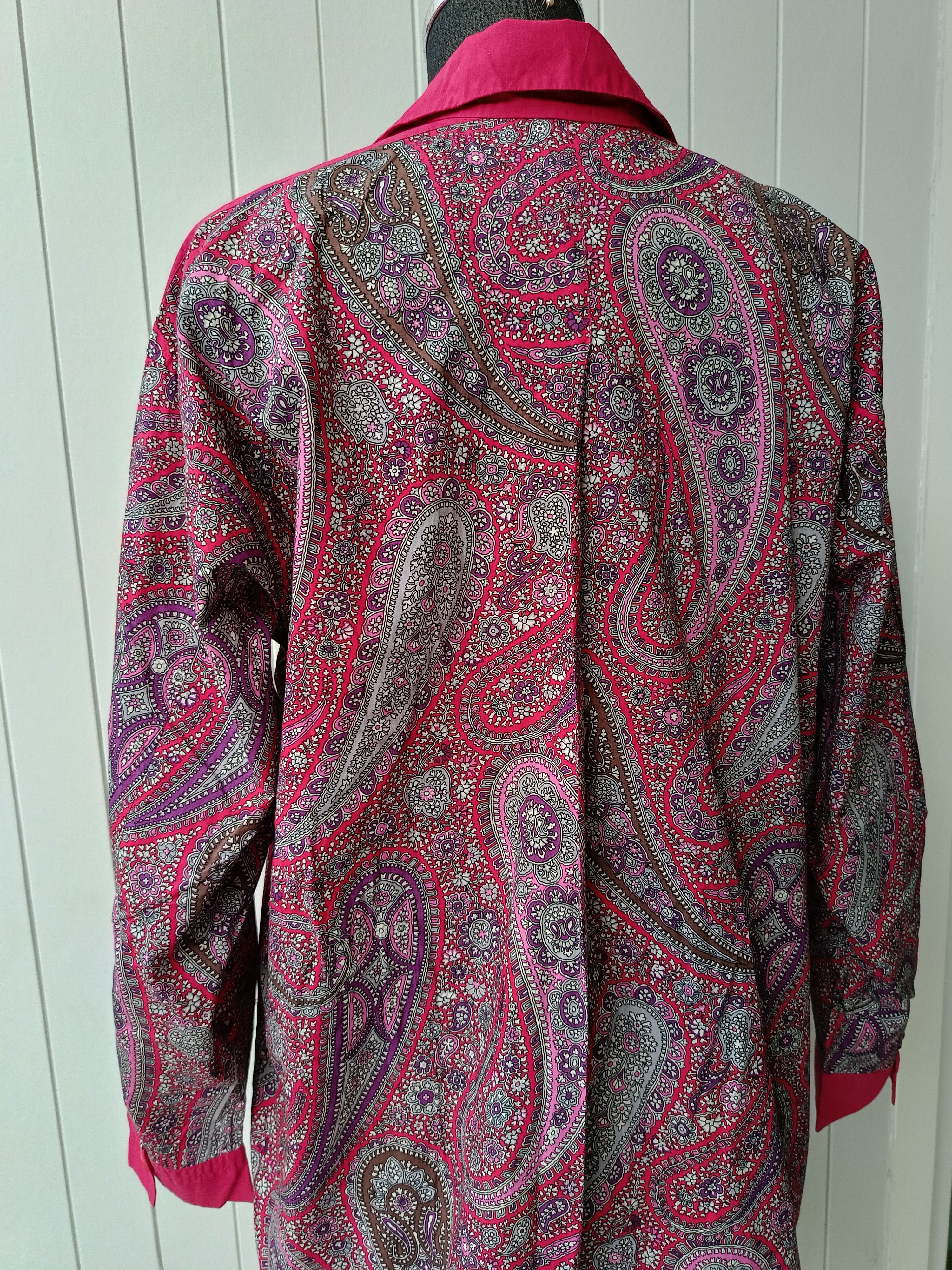 Issey Miyake × Japanese Brand Plantation by Issey Miyake Japan vintage paisley 90s shirt Size US M / EU 48-50 / 2 - 8 Thumbnail