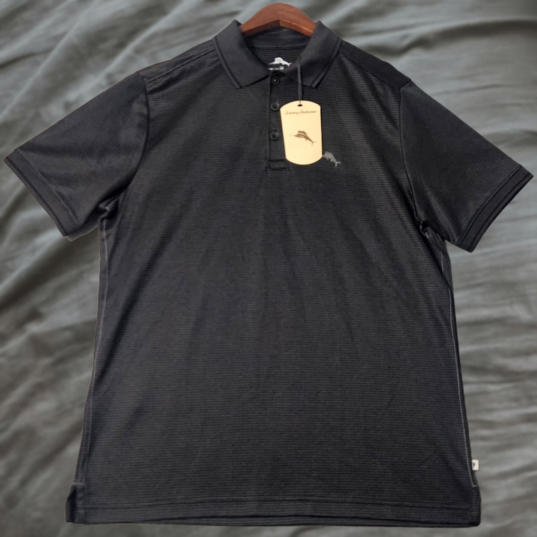 Tommy Bahama Tommy Bahama Polo Shirt Men's Size Small Black Striped NWT ST226364TX Tommmy Size US S / EU 44-46 / 1 - 1 Thumbnail
