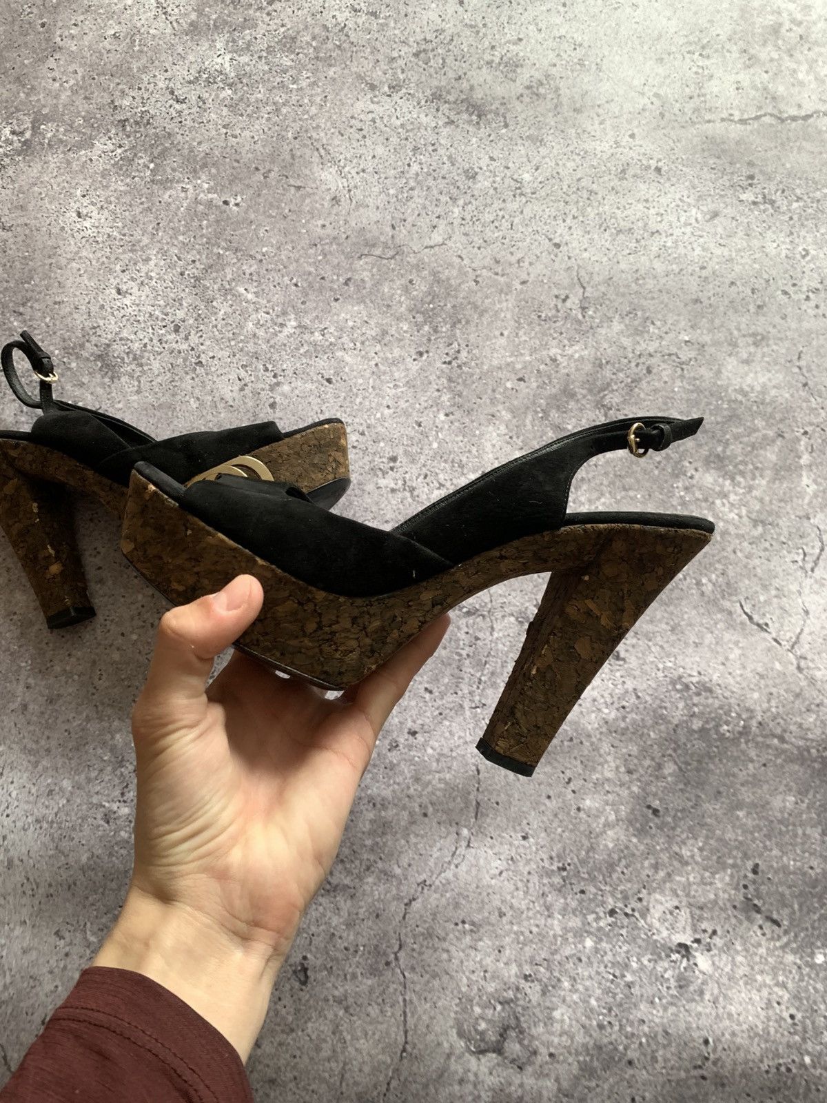 Gucci 🔥GUCCI BY TOM FORM PLATFORM HEELS Size US 8.5 / IT 38.5 - 3 Thumbnail