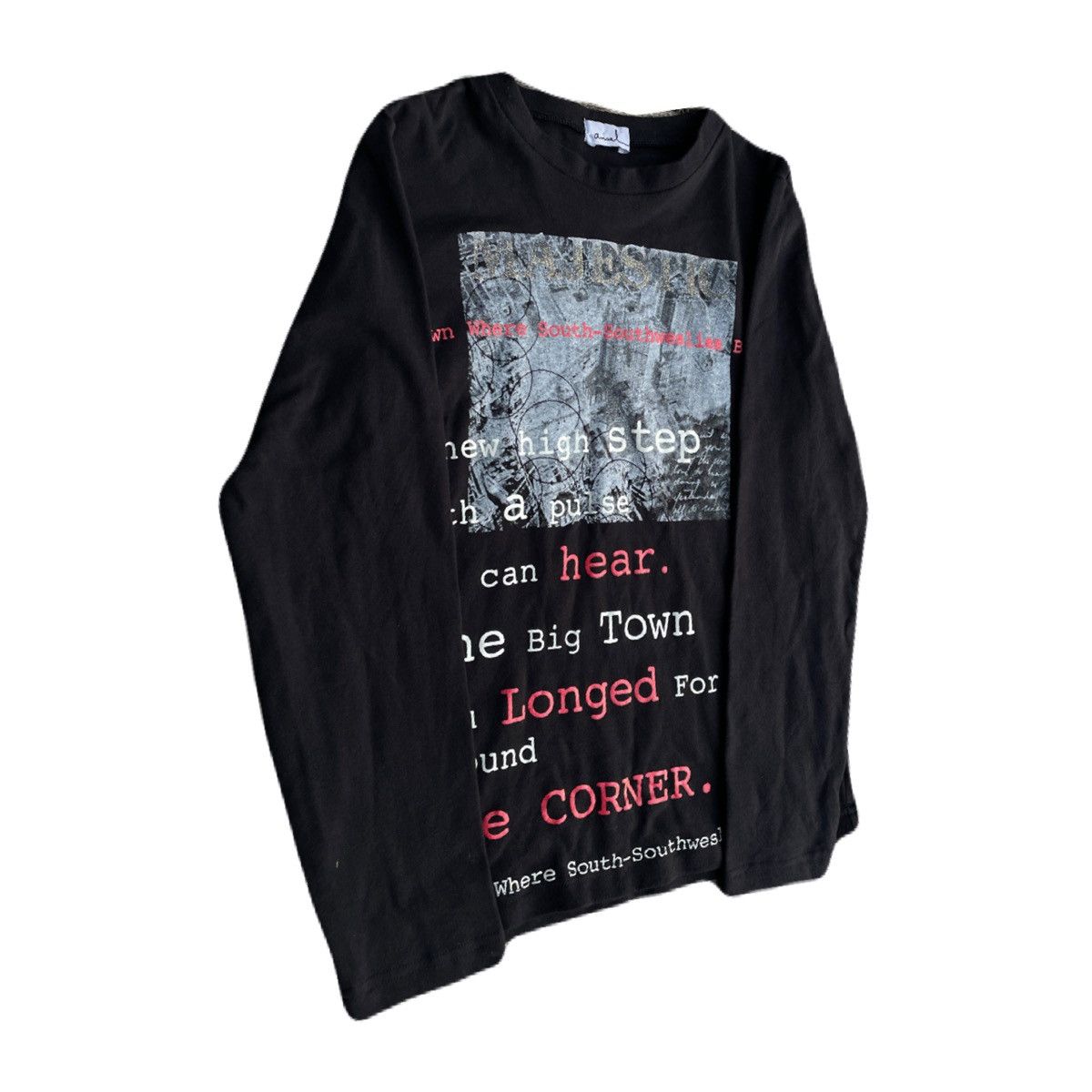 If Six Was Nine 2000s Japanese archive Glitter Poem Long Sleeve Tee Y2K Vkei Size US S / EU 44-46 / 1 - 3 Thumbnail