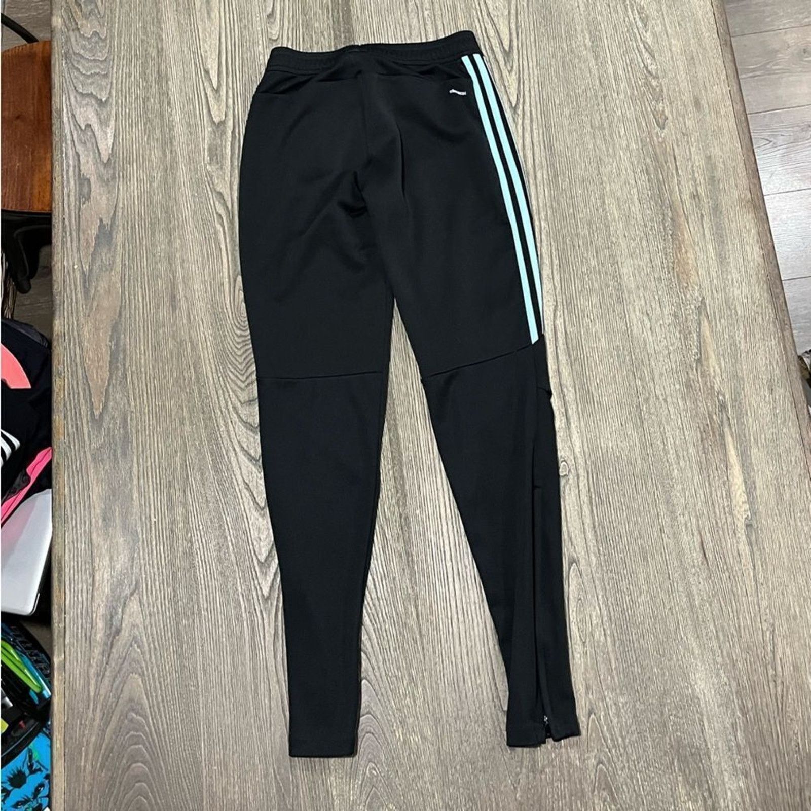 Adidas Adidas Climacool Track Pants Fleece Tapered Leg Elastic XS Size 24" / US 00 / IT 34 - 11 Thumbnail