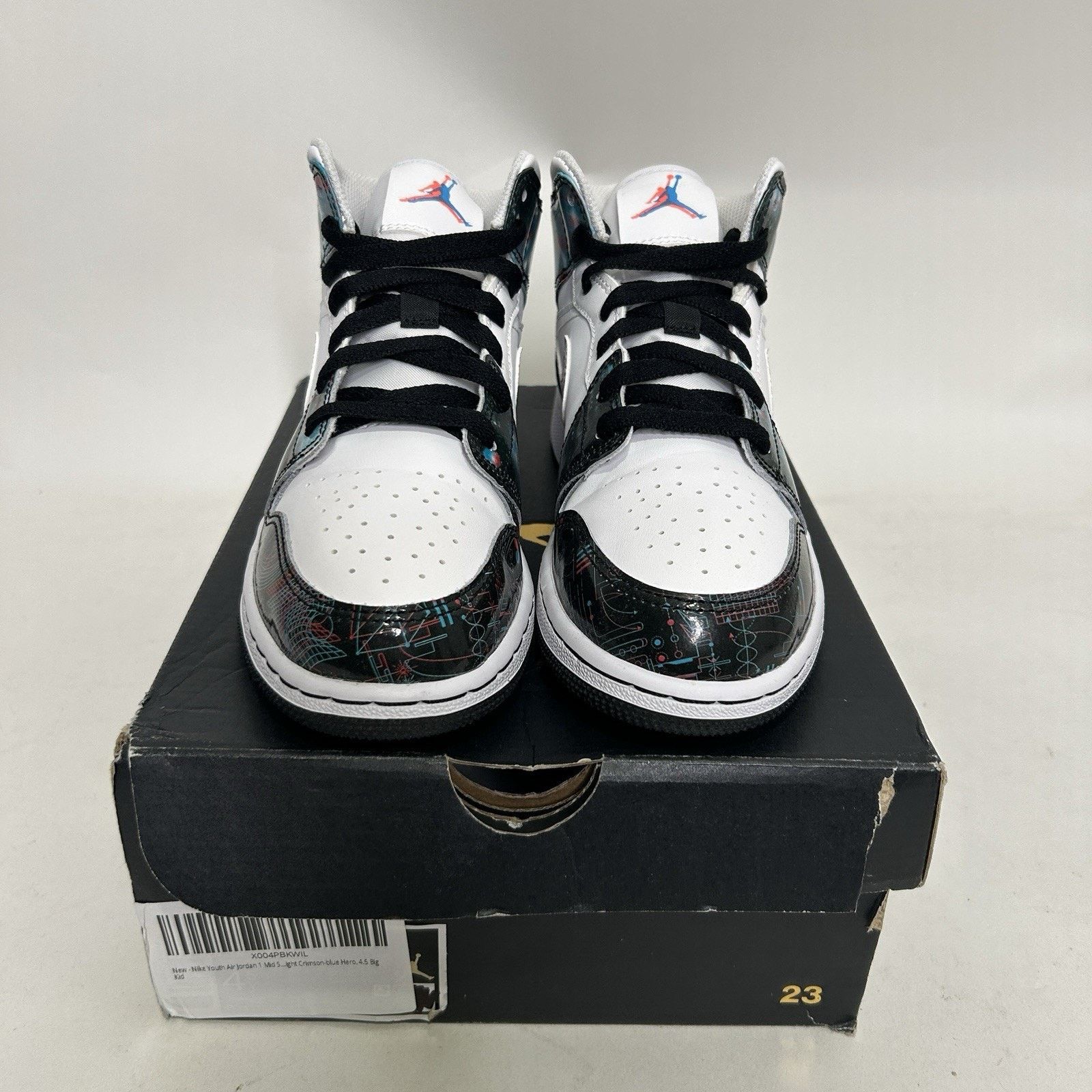 Jordan Brand Nike Air Jordan 1 Mid Retro SE GS “Take Flight” BQ6931-114 Size US 6 / IT 36 - 2 Thumbnail