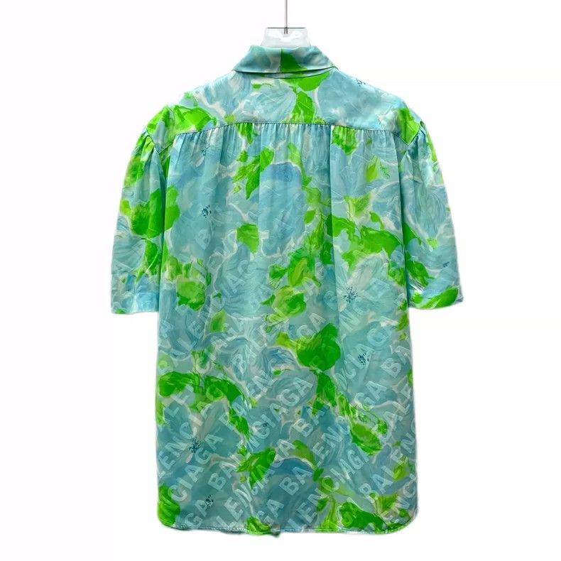 Balenciaga Balenciaga size 36 Short Sleeve Shirt with Color-block Let Size XS / US 0-2 / IT 36-38 - 2 Thumbnail