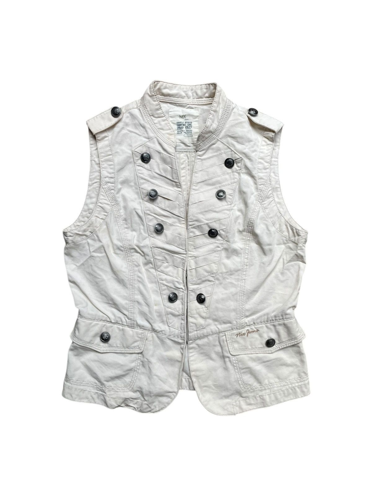 Japanese Brand 2000s Nix - Apocalypse Napoleon Vest Vkei Anarchy 