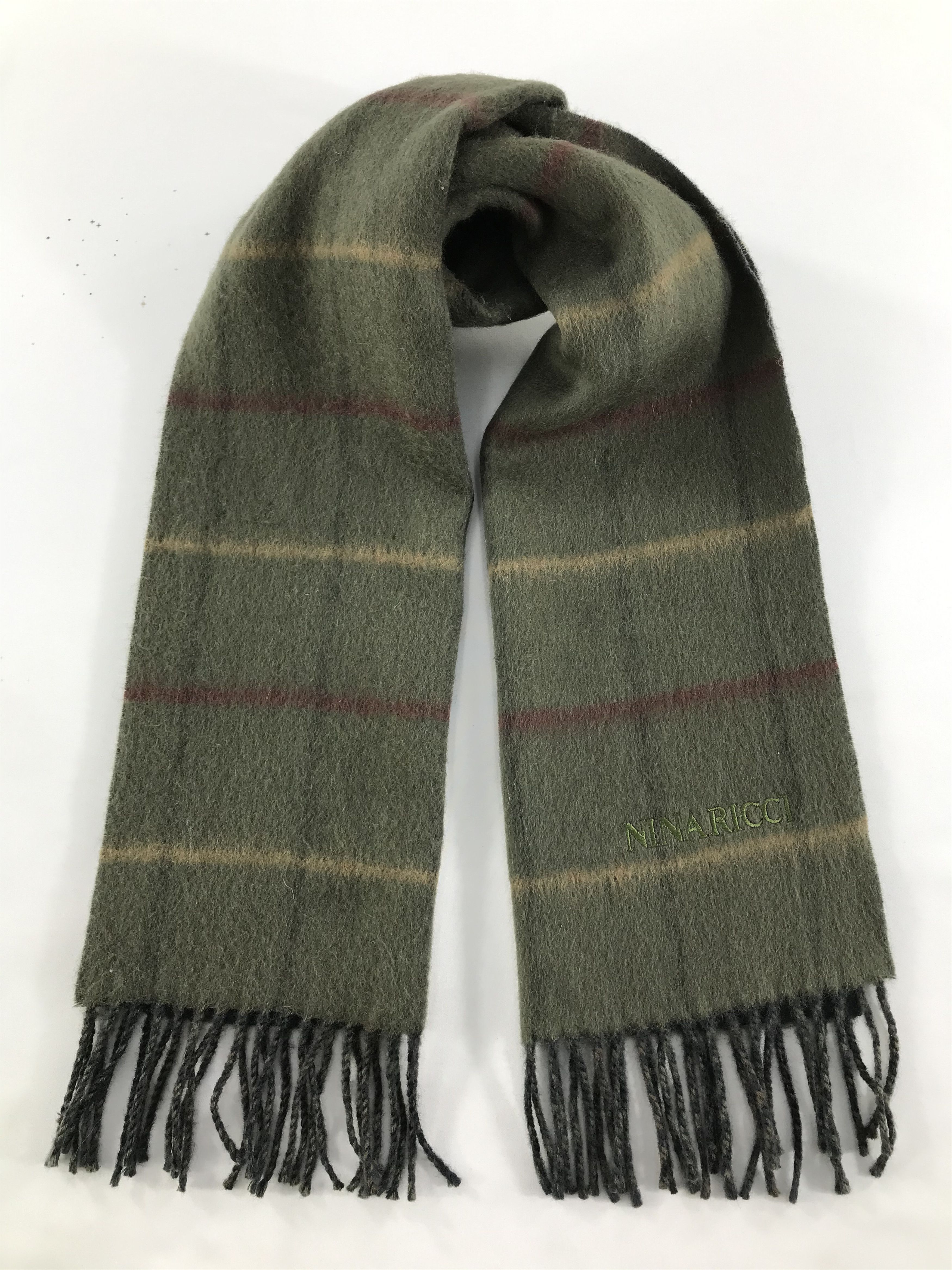 Vintage Vintage Nina Ricci Scarf/Muffler/Neckwear MF1044 Size ONE SIZE - 1 Thumbnail