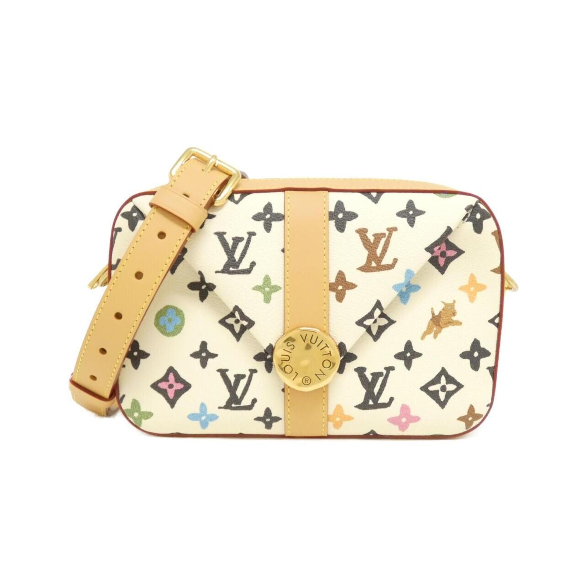 Louis Vuitton Monogram Craggy Envelope Messenger M25408 Shoulder Bag in Beige, Women's