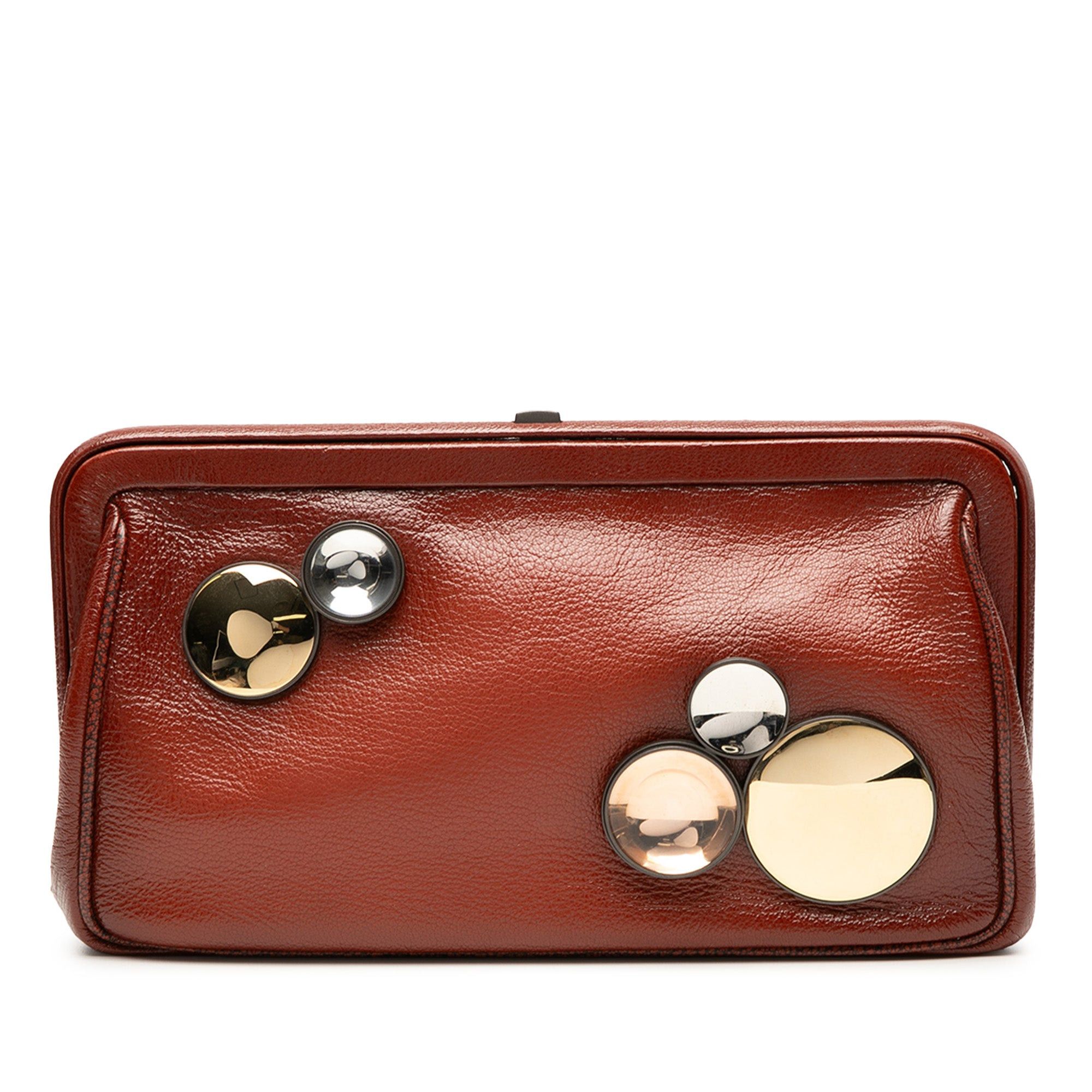 Bottega Veneta Nappa Mirror Lens Clutch Size ONE SIZE - 1 Thumbnail