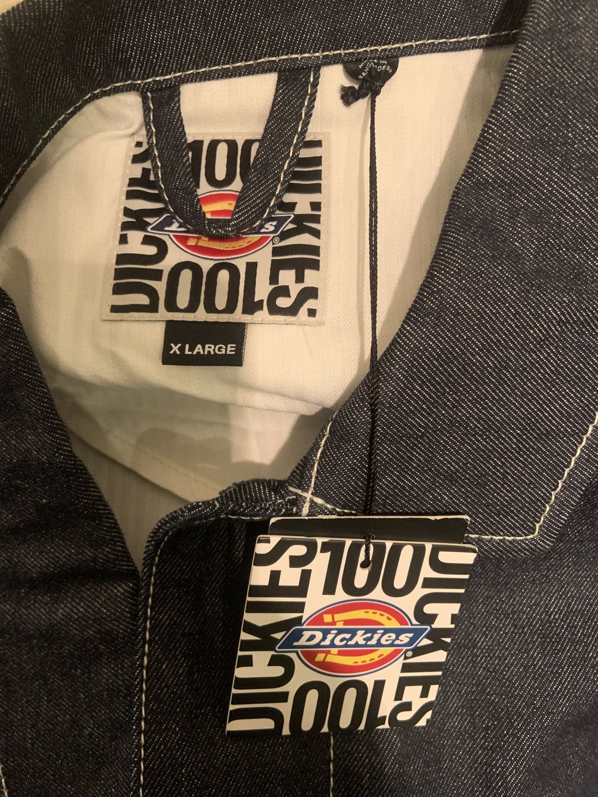 Dickies Dickies 100-Year Denim Chore Coat – Raw Indigo | NWT Size US XL / EU 56 / 4 - 5 Thumbnail