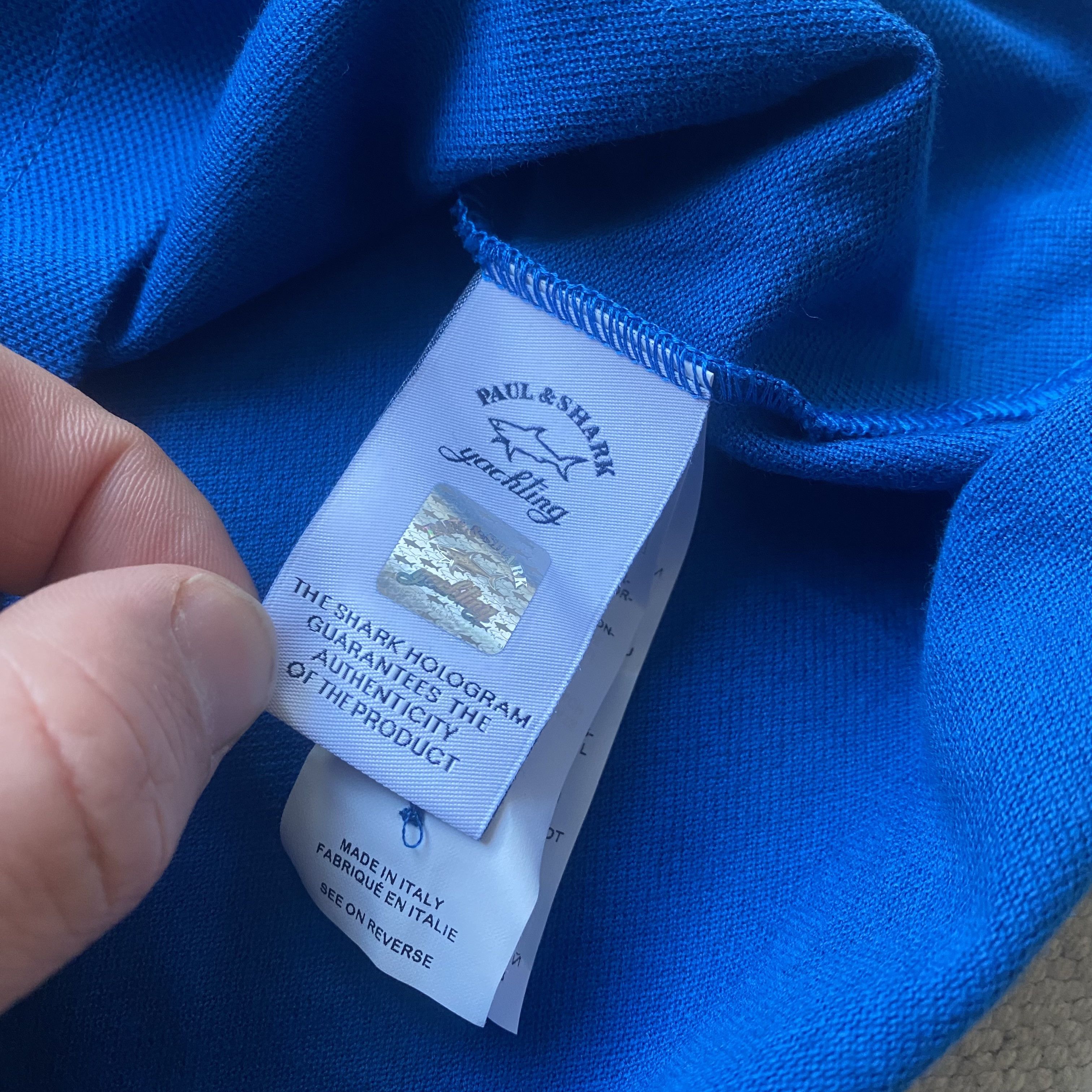 Paul & Shark 🦈 Luxury Paul & Shark yachting polo t-shirt Size US L / EU 52-54 / 3 - 7 Thumbnail