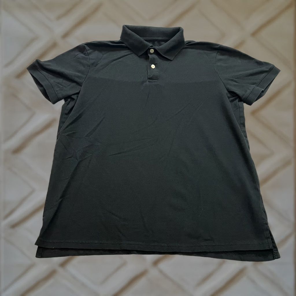 Vintage Goodfellow Polo Shirt Mens L Black Cotton Polyester Knit Short Sleeve Polo Size US L / EU 52-54 / 3 - 1 Thumbnail