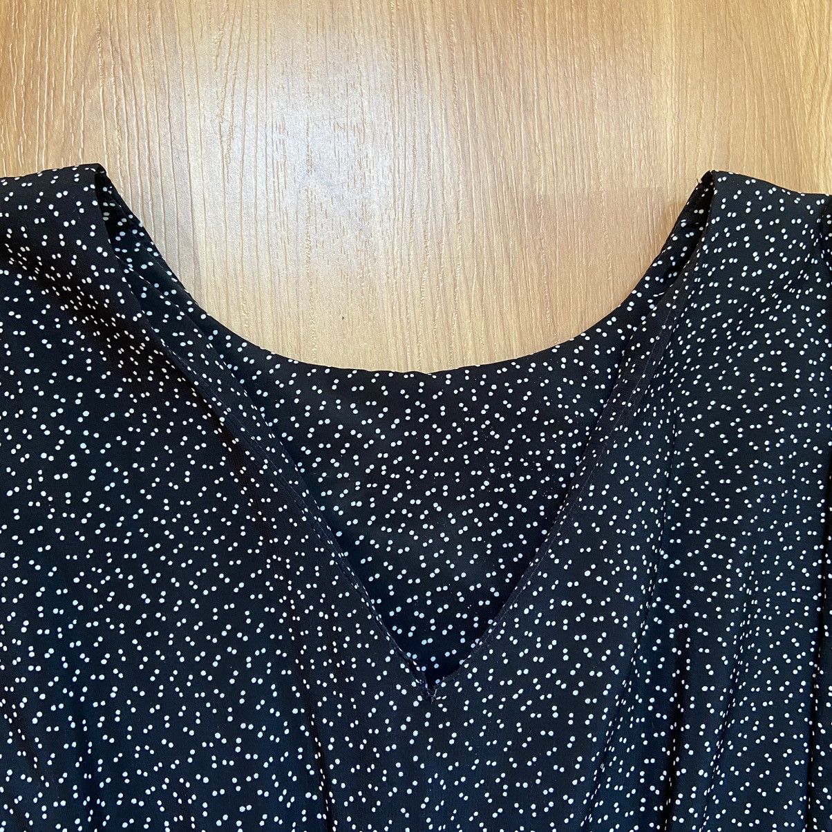 Vintage Vintage Secrets Women’s White Dot Dress Size 11/12 Size XL / US 12-14 / IT 48-50 - 6 Thumbnail