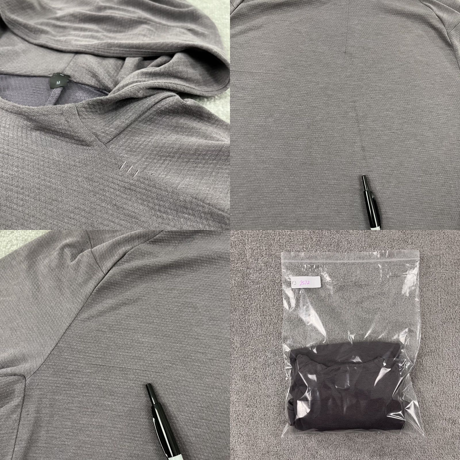 Lululemon Lululemon Conflux Pullover Hoodie Mens Medium Graphite Purple Office Travel Gym Size US M / EU 48-50 / 2 - 8 Thumbnail