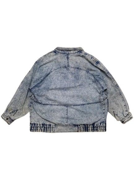 Japanese Brand × Vintage VINTAGE DENIM JACKET BAGGY STYLE Size XL / US 12-14 / IT 48-50 - 2 Thumbnail