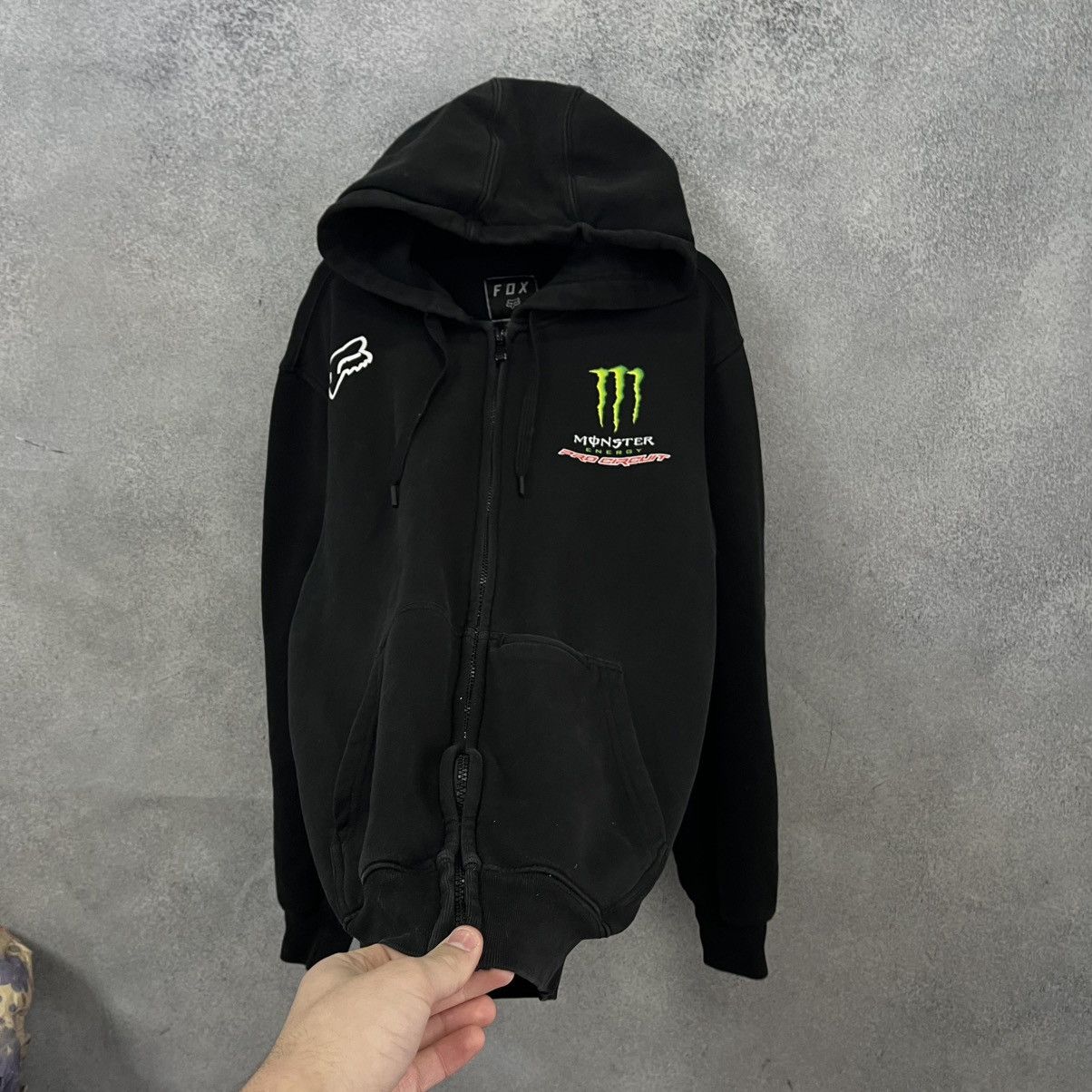 Fox Racing Vintage Fox Monster Zip Hoodie size L Size US L / EU 52-54 / 3 - 6 Thumbnail