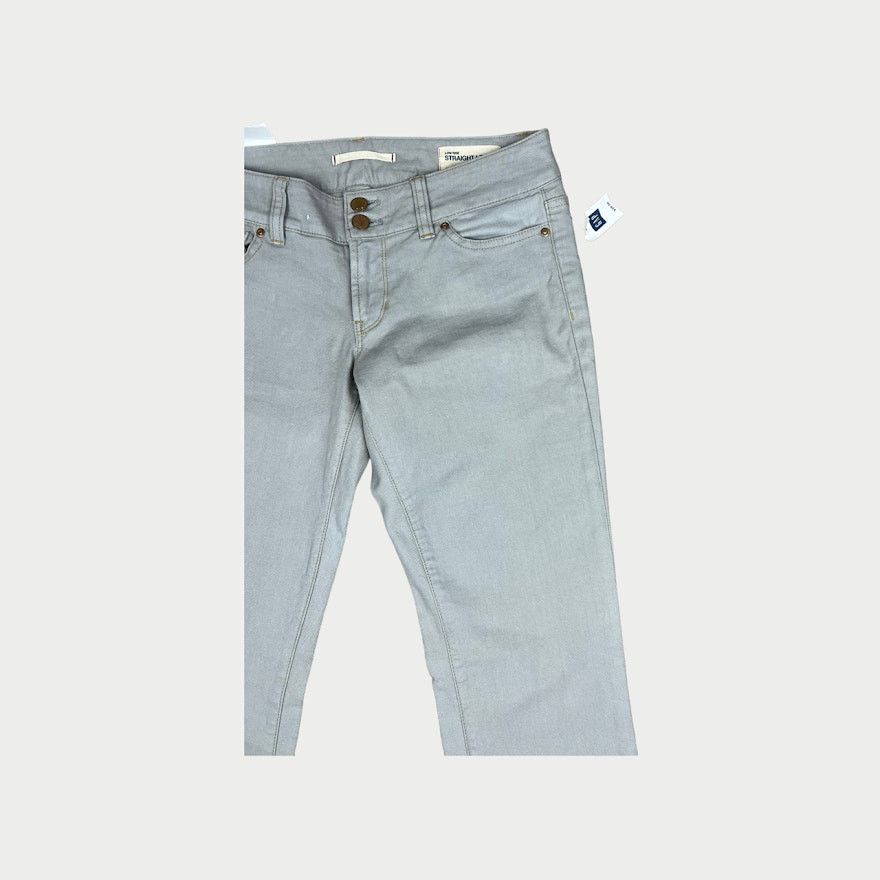 Gap Gap | Low Rise Straight Leg Jeans Gray | Size : 27 / 4 NWT Size 27" / US 4 / IT 40 - 3 Thumbnail