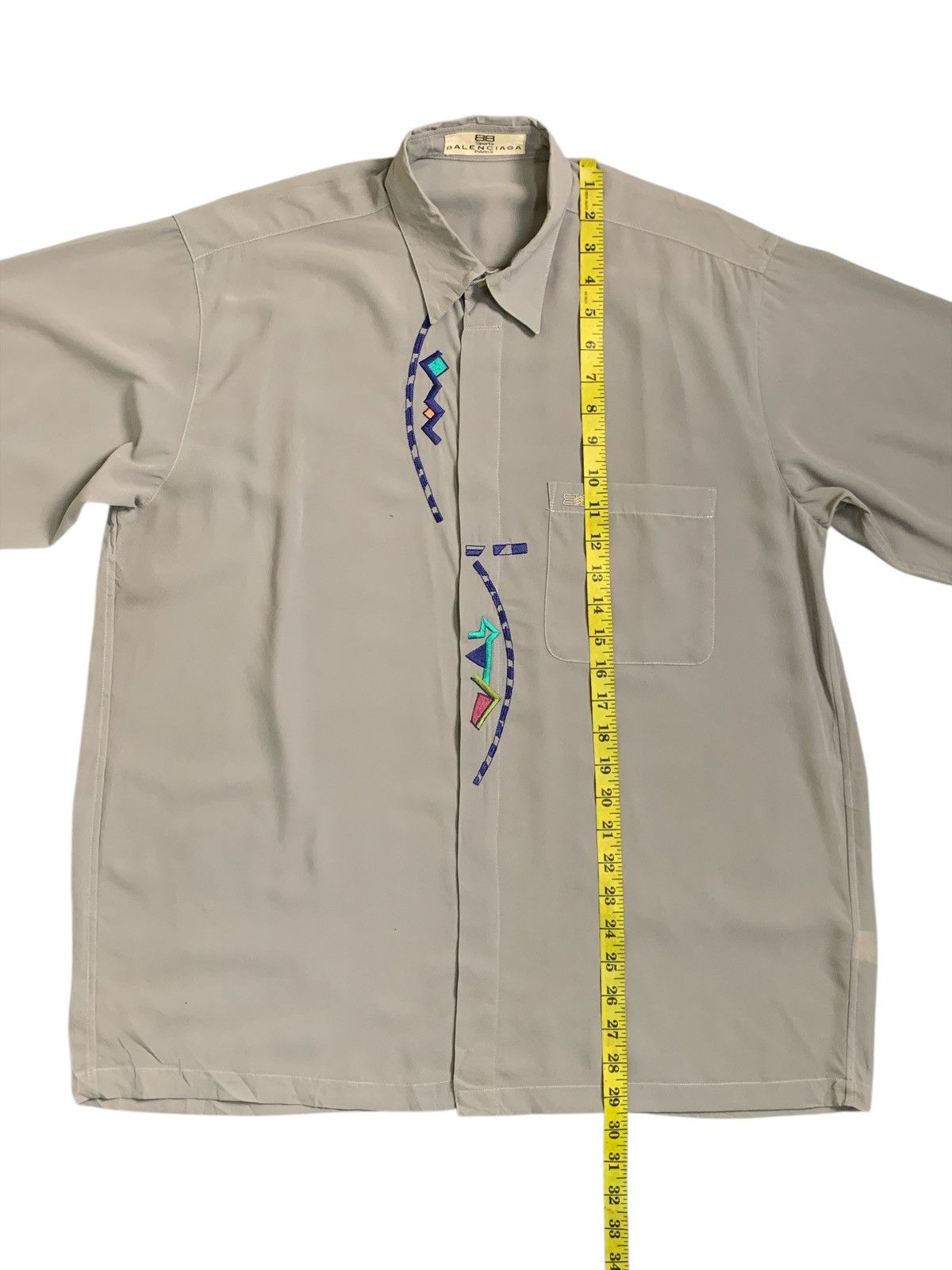 Balenciaga Rare Design Balenciaga Paris Button Up Blouse Size M / US 6-8 / IT 42-44 - 10 Thumbnail
