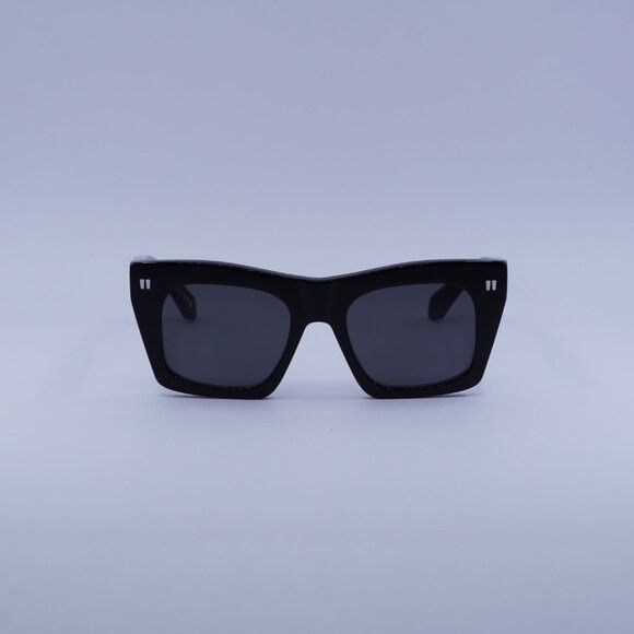 Off-White Off-White OERI13Y SELMA 1007 Sunglasses Black Square Frame Size ONE SIZE - 2 Thumbnail