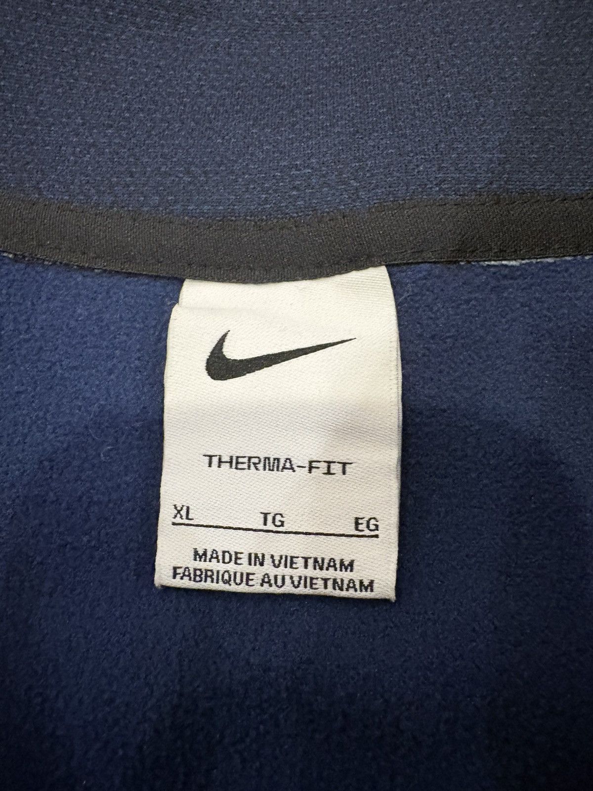 Nike Dark Blue Nike Quarter Zip Size US XL / EU 56 / 4 - 3 Thumbnail