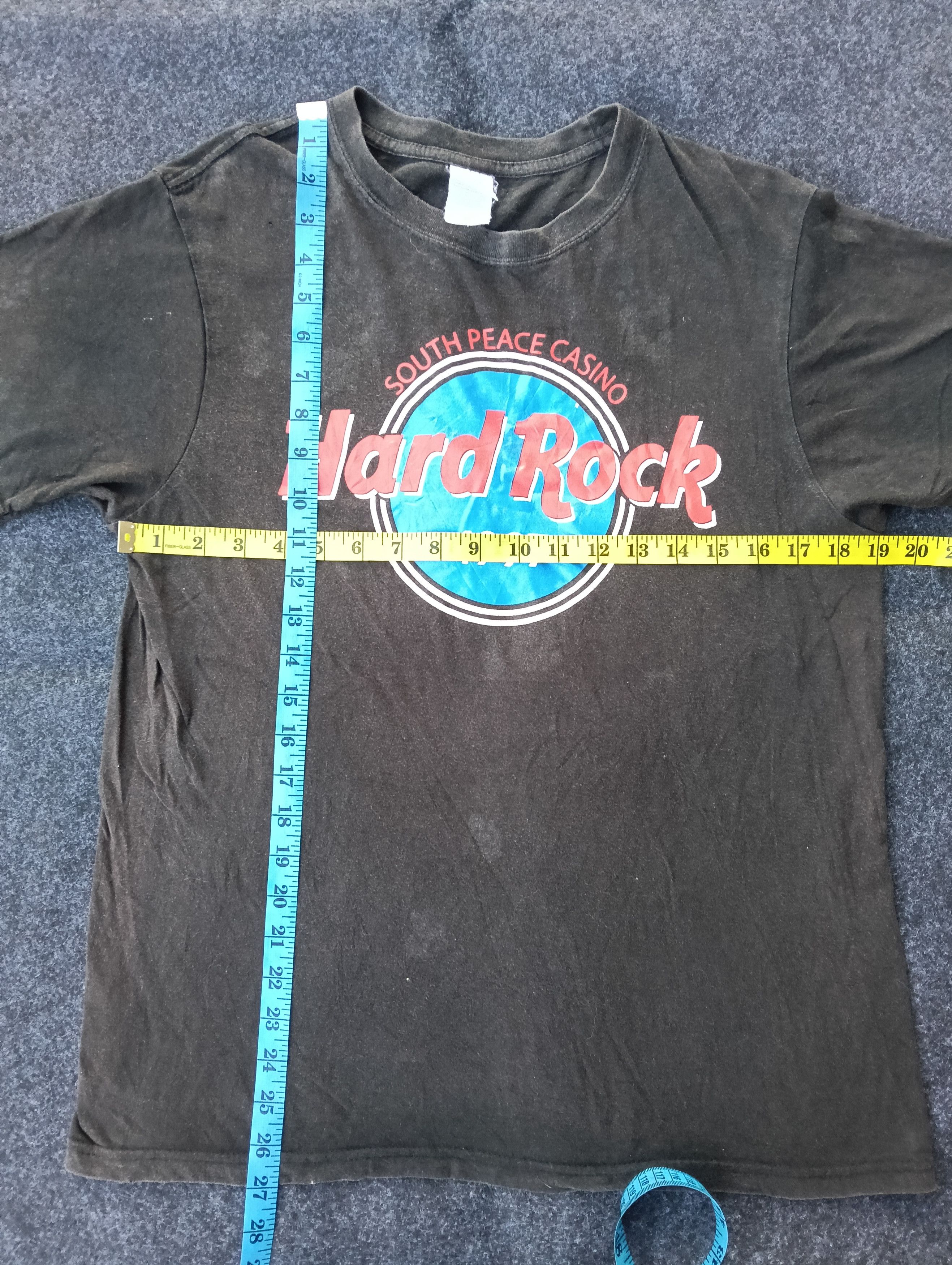 Hard Rock Cafe Vintage Hard Rock South Peace Casino Faded Black Tee Size US M / EU 48-50 / 2 - 3 Thumbnail