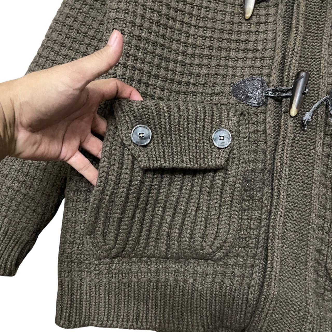 Bark Bark Knitted Wool Heavy Hooded Coat Size US S / EU 44-46 / 1 - 5 Thumbnail
