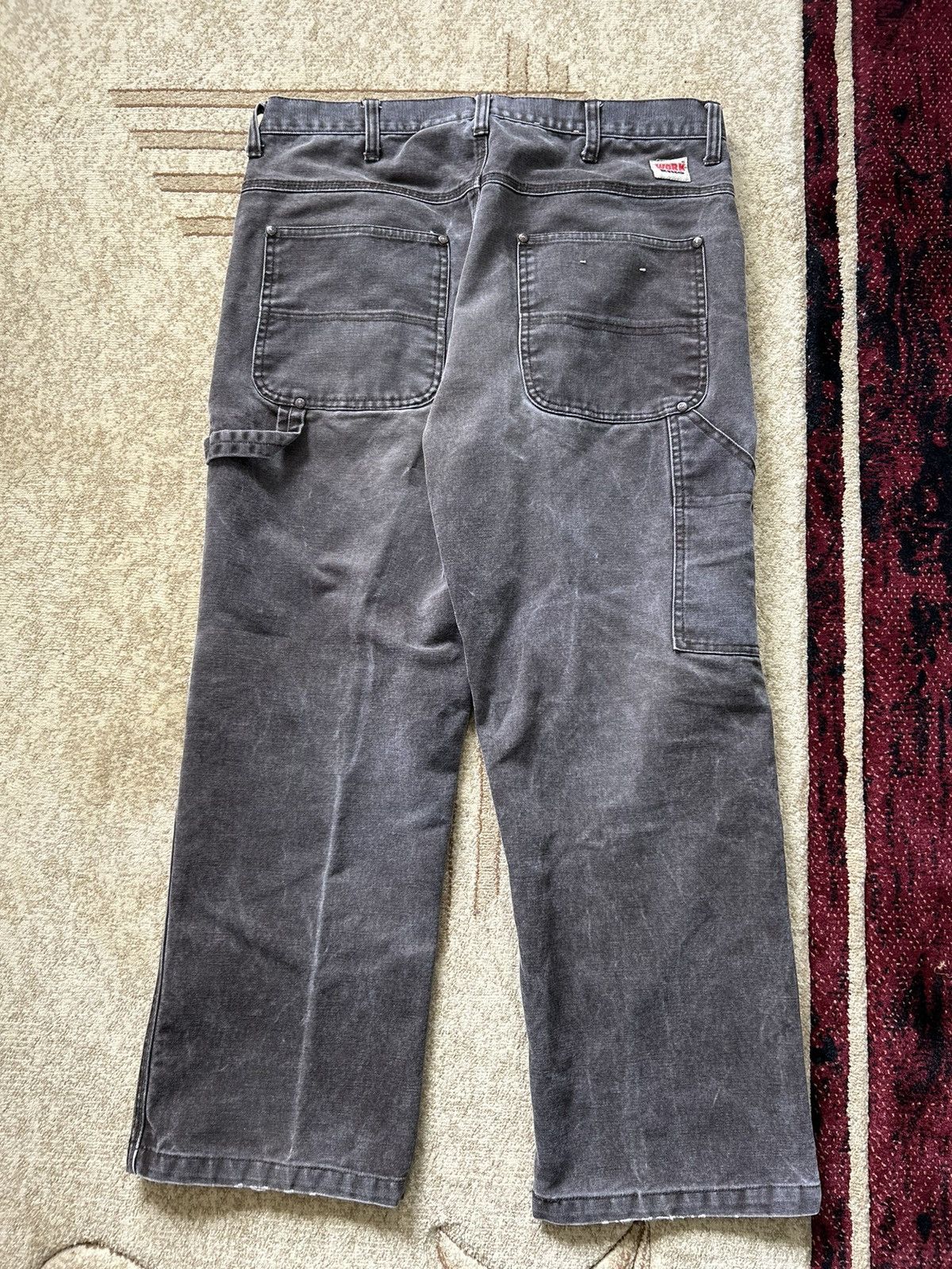 Japanese Brand Vintage Faded Brown Carpenter Jeans Size US 34 / EU 50 - 2 Thumbnail