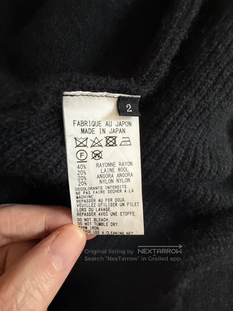 Yohji Yamamoto Yohji Yamamoto Black Knit Cardigan shirt Size US M / EU 48-50 / 2 - 4 Thumbnail