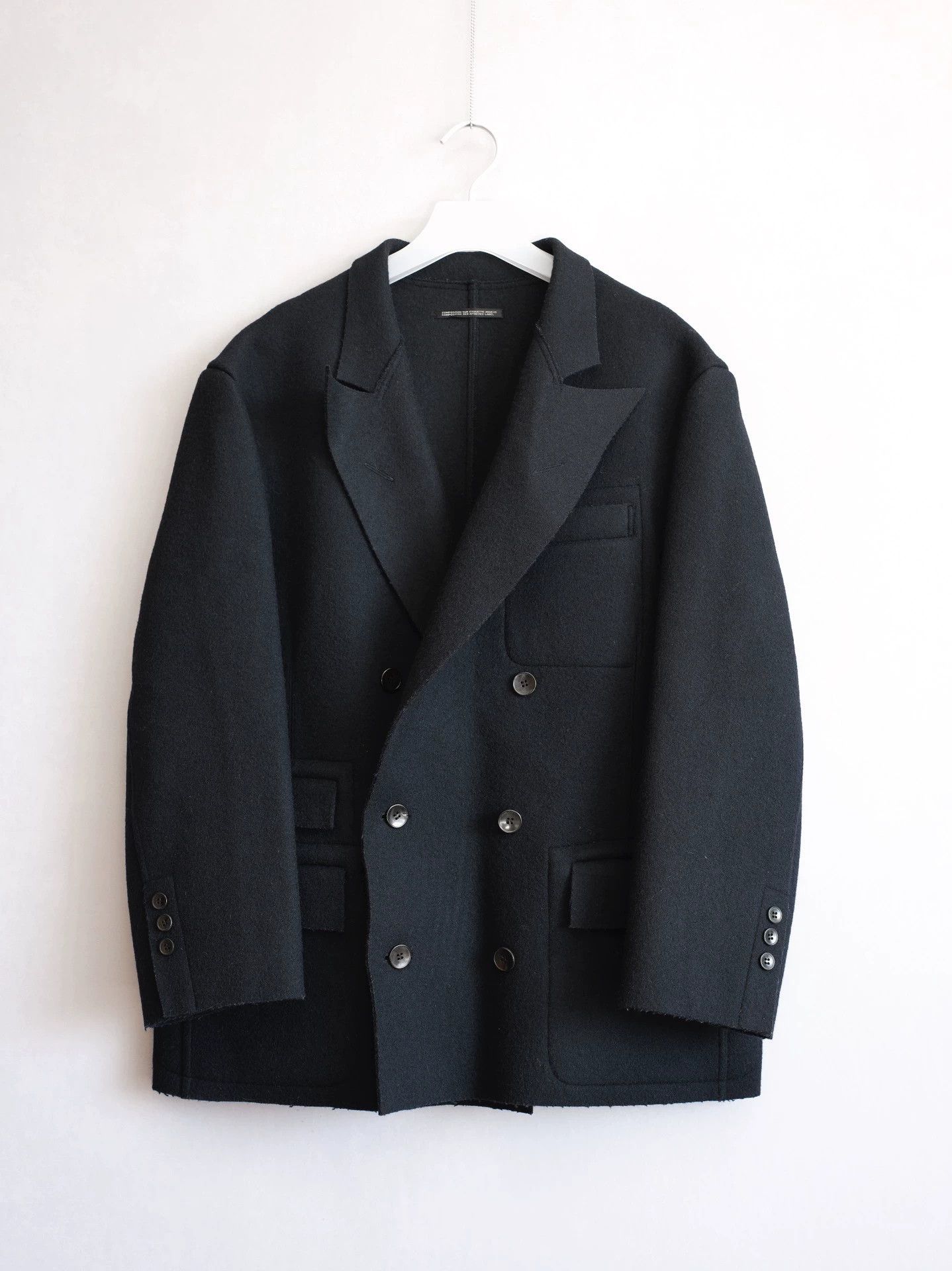 Yohji Yamamoto Yohji Yamamoto 95AW DB Wool Suit Jacket Size US S / EU 44-46 / 1 - 2 Thumbnail