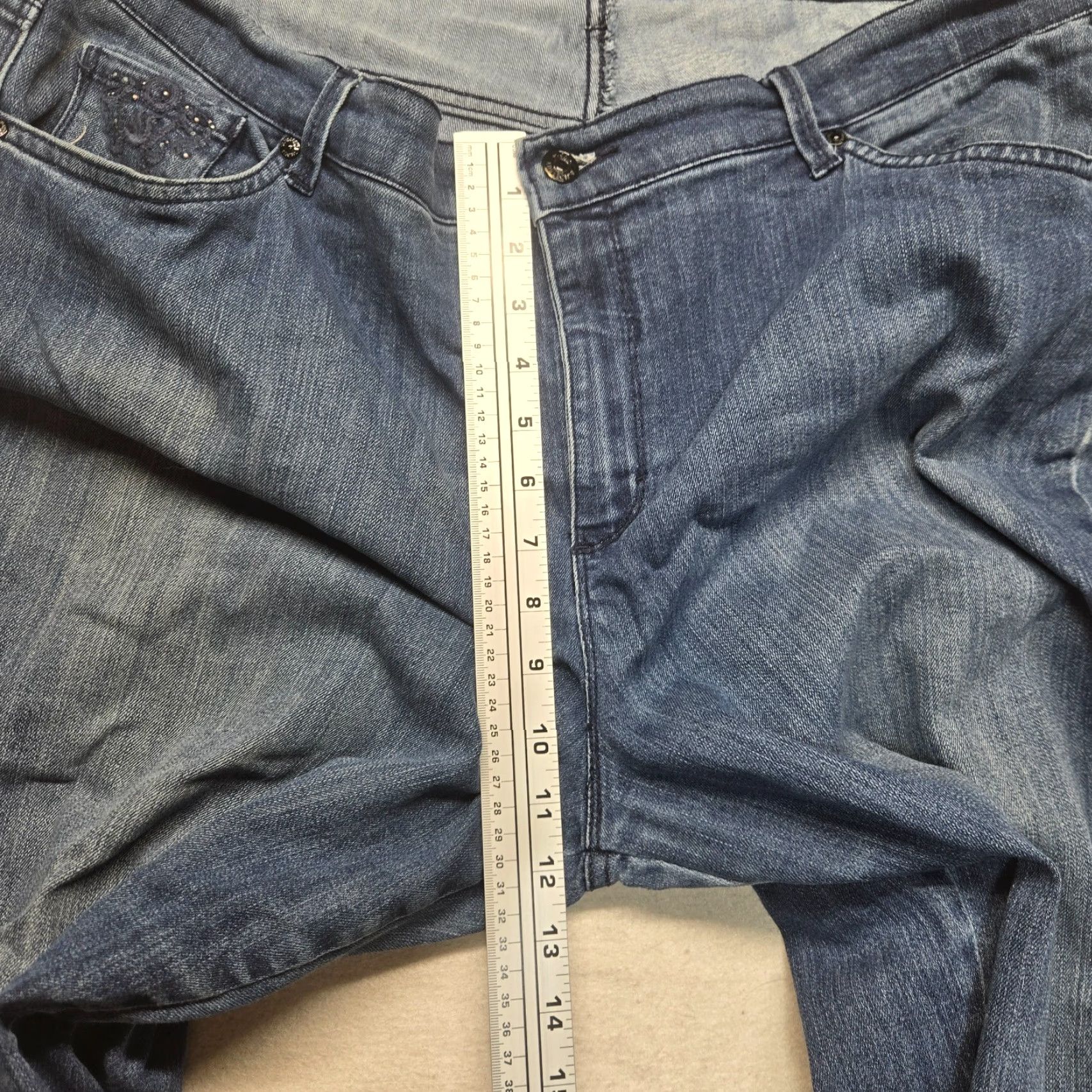 Gloria Vanderbilt Gloria Vanderbilt Amanda Plus Size Jeans Dark Wash Denim Pants 22W Women Size 40" / US 18 - 5 Thumbnail