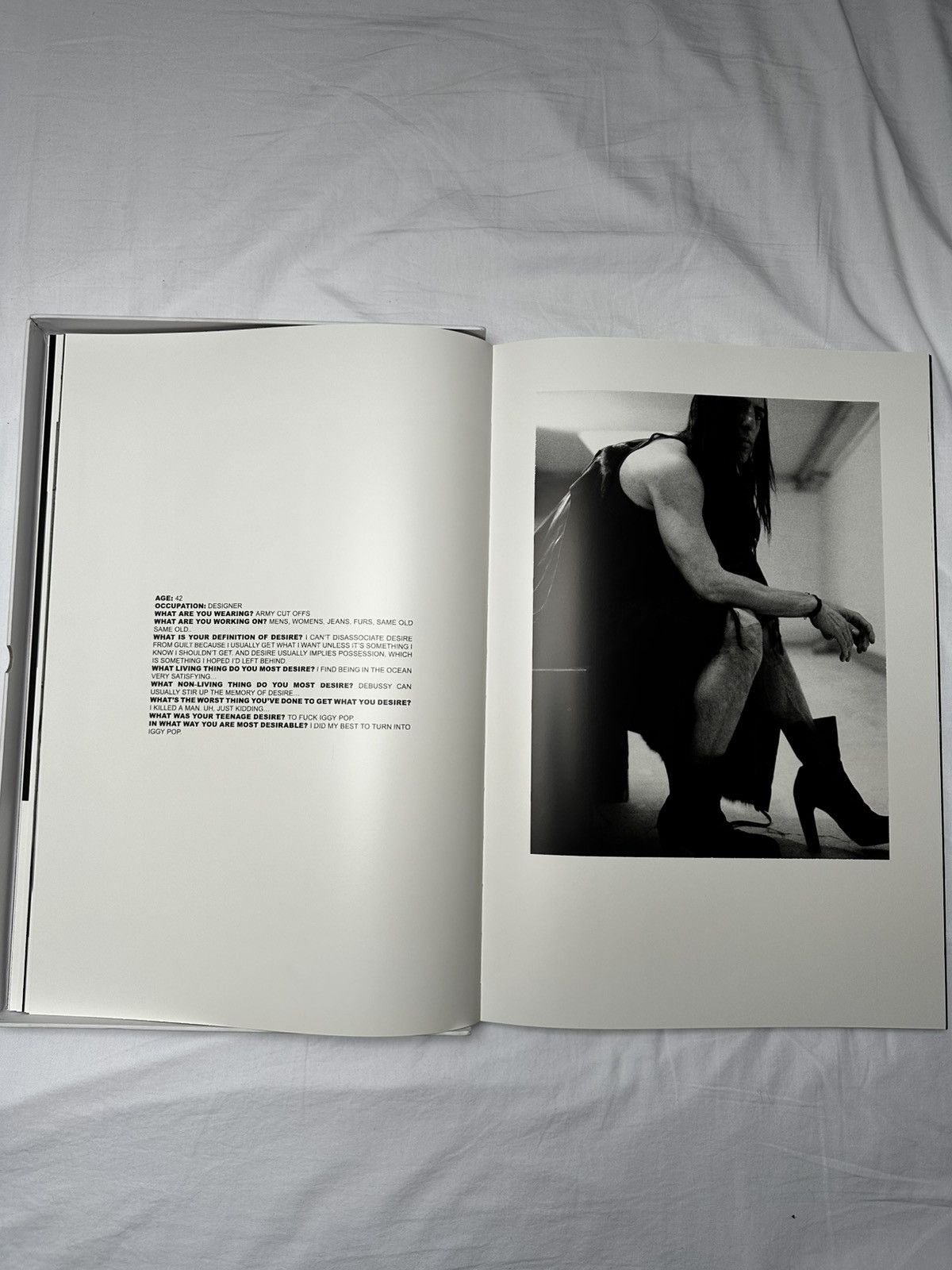 Rick Owens RARE Rick Owens l’ai je bien descendu book 2007 Size ONE SIZE - 3 Thumbnail