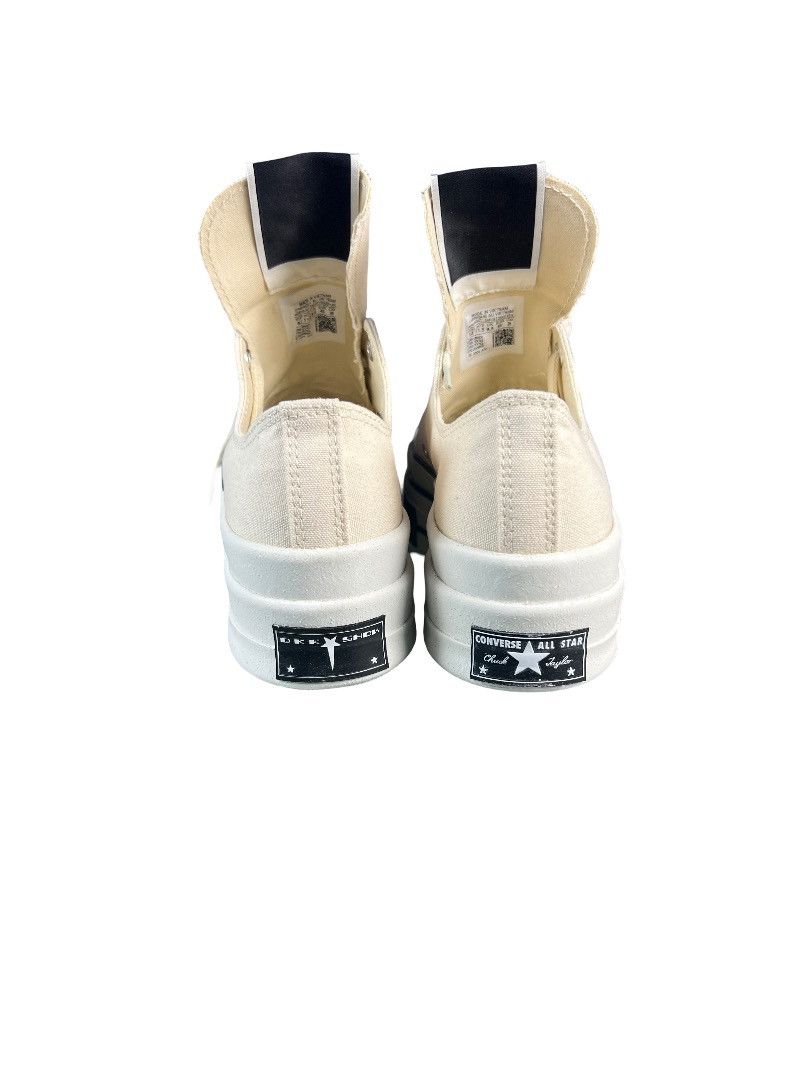 Rick Owens Converse x Rick Owens DRKSHDW DBL DRKSTAR Low Ivory – US 9.5 Size US 9.5 / EU 42-43 - 9 Thumbnail